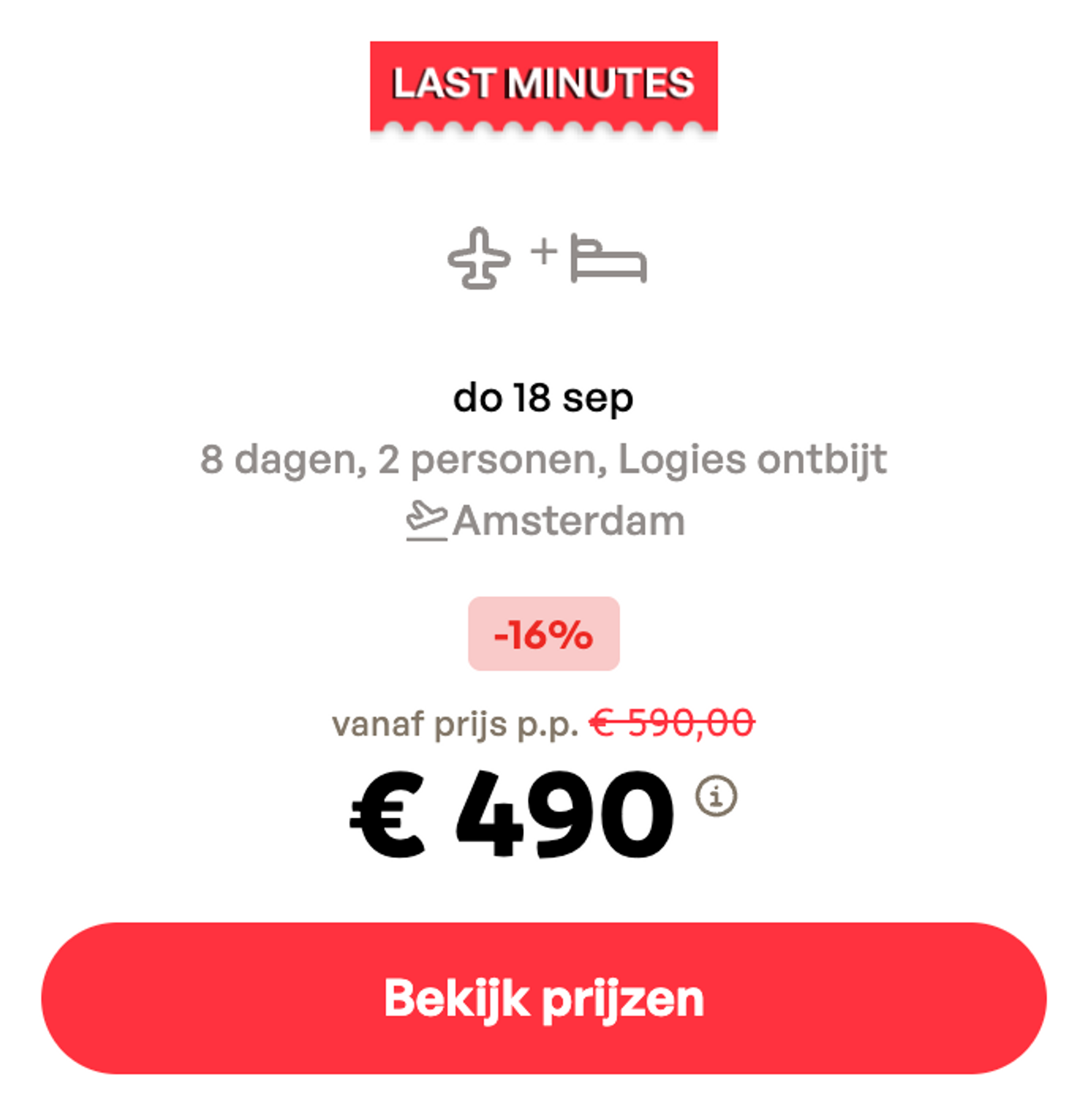 Boekingsvoorbeeld