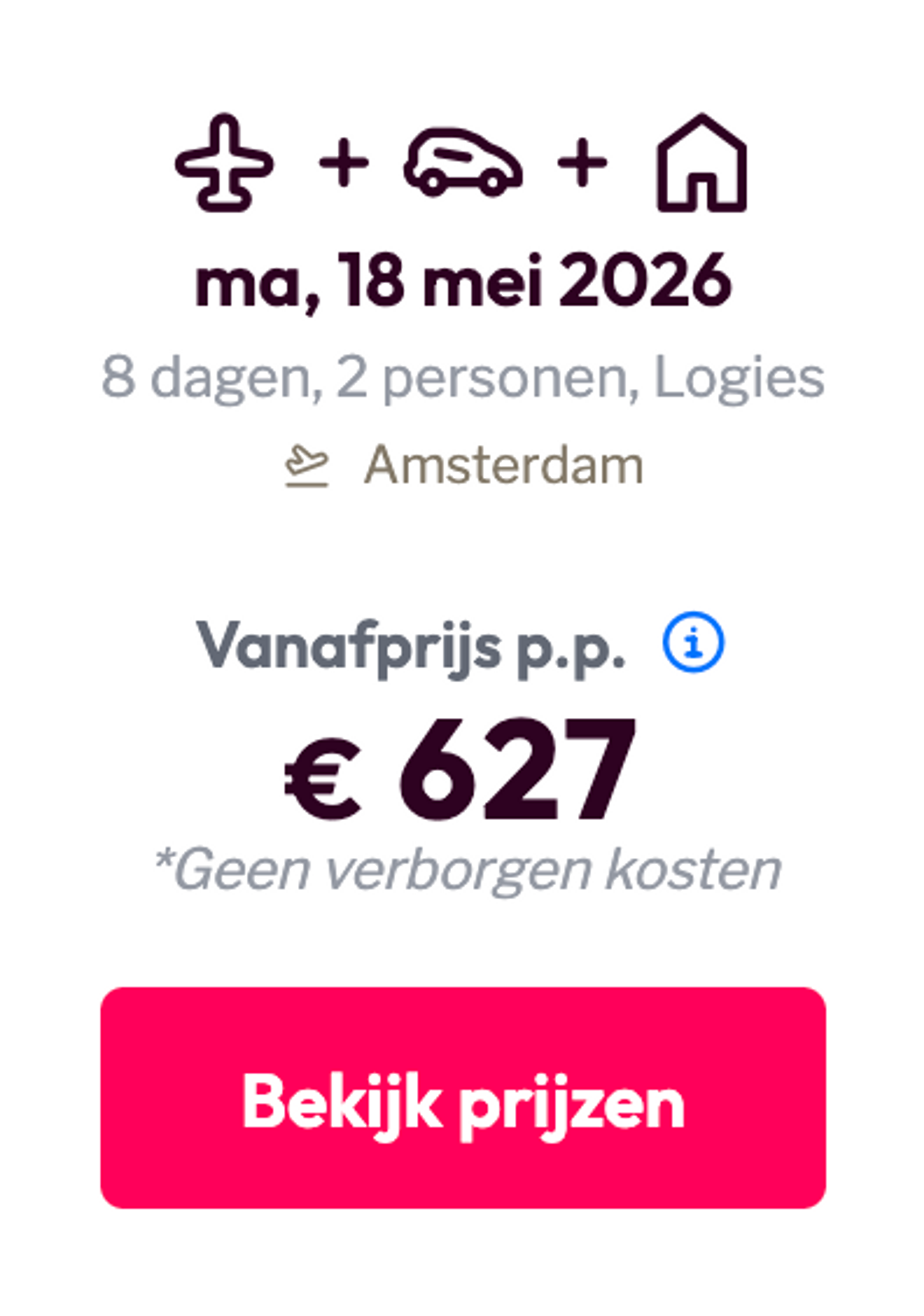 Boekingsvoorbeeld