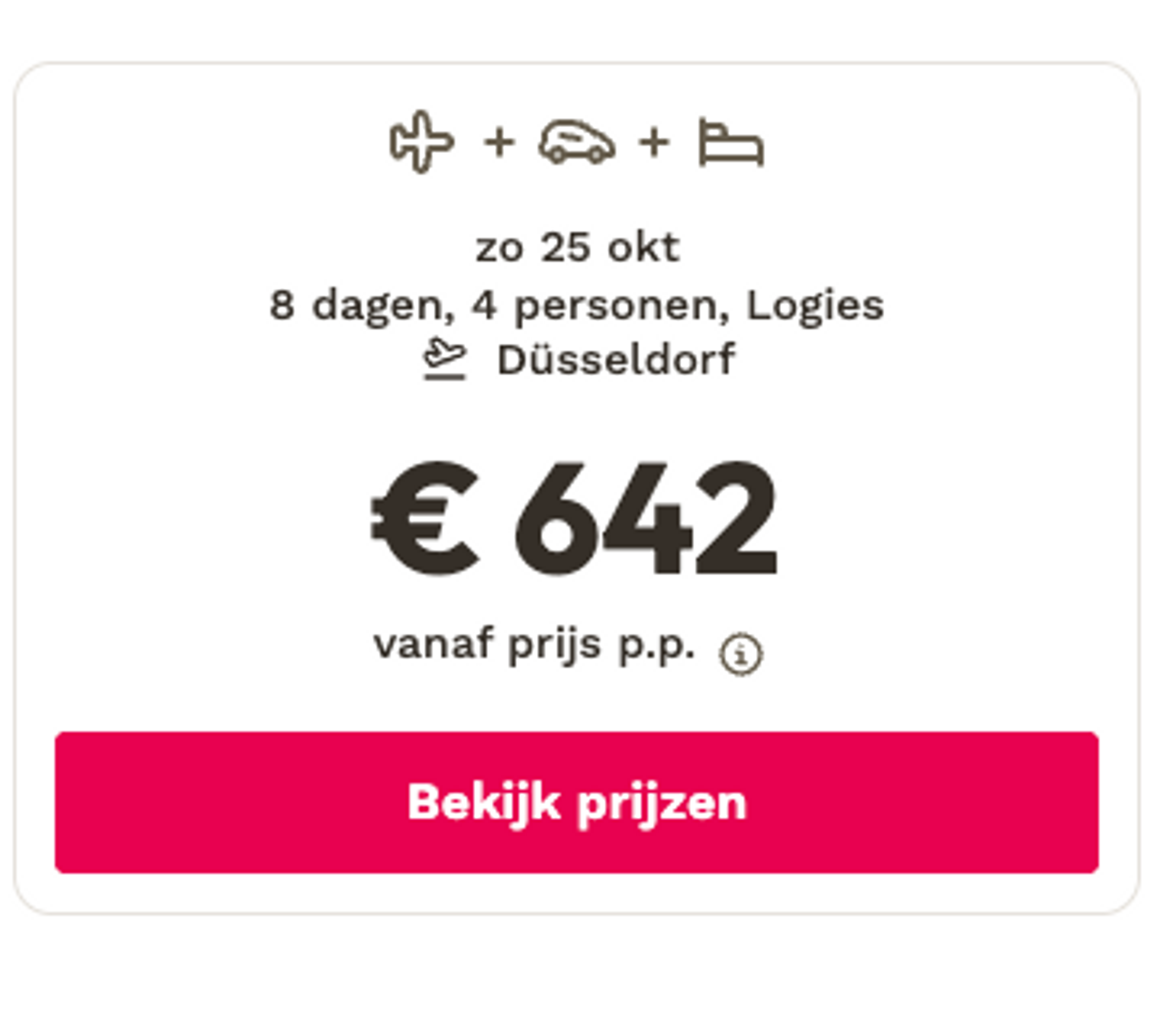 Boekingsvoorbeeld