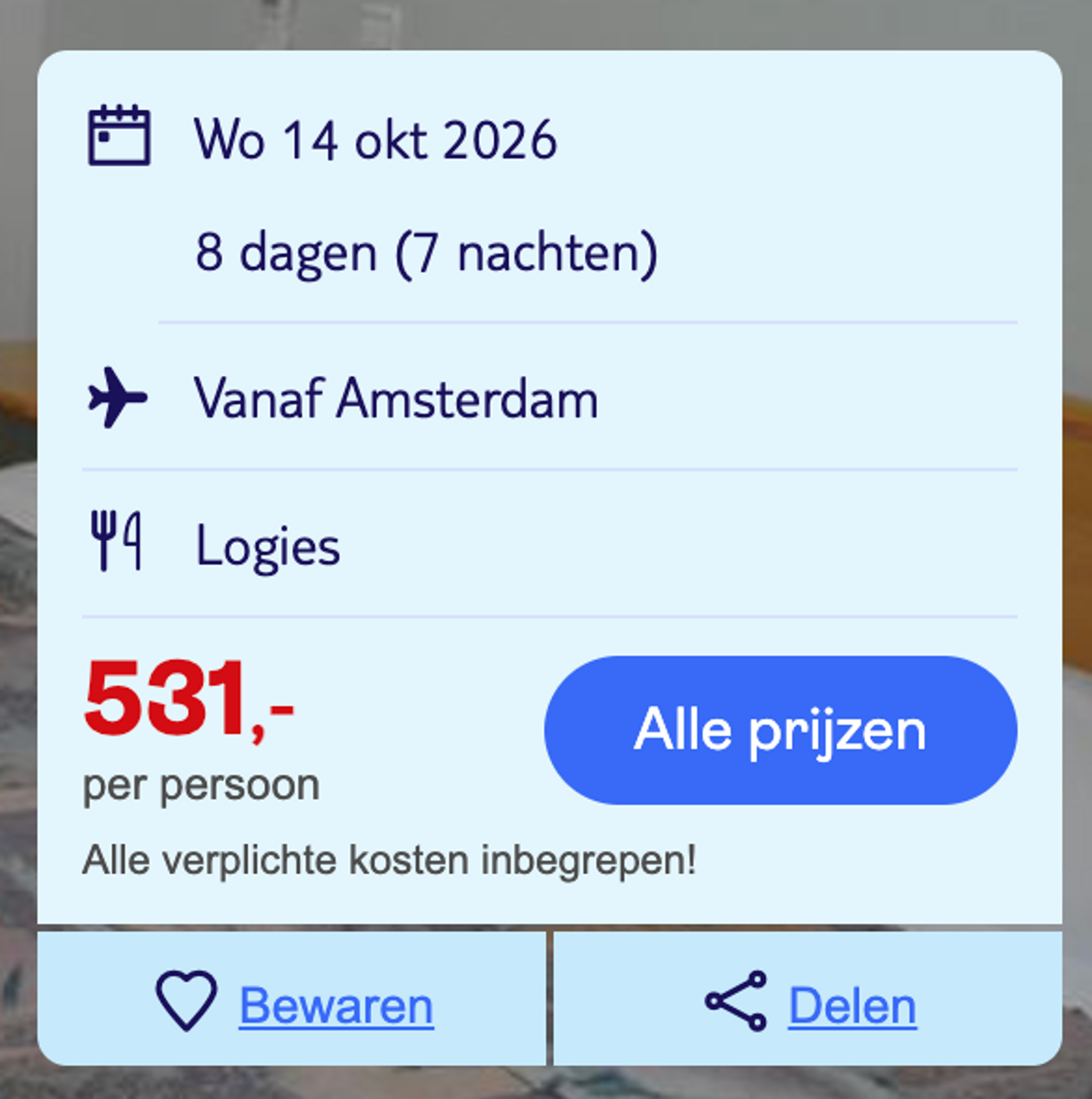 Boekingsvoorbeeld