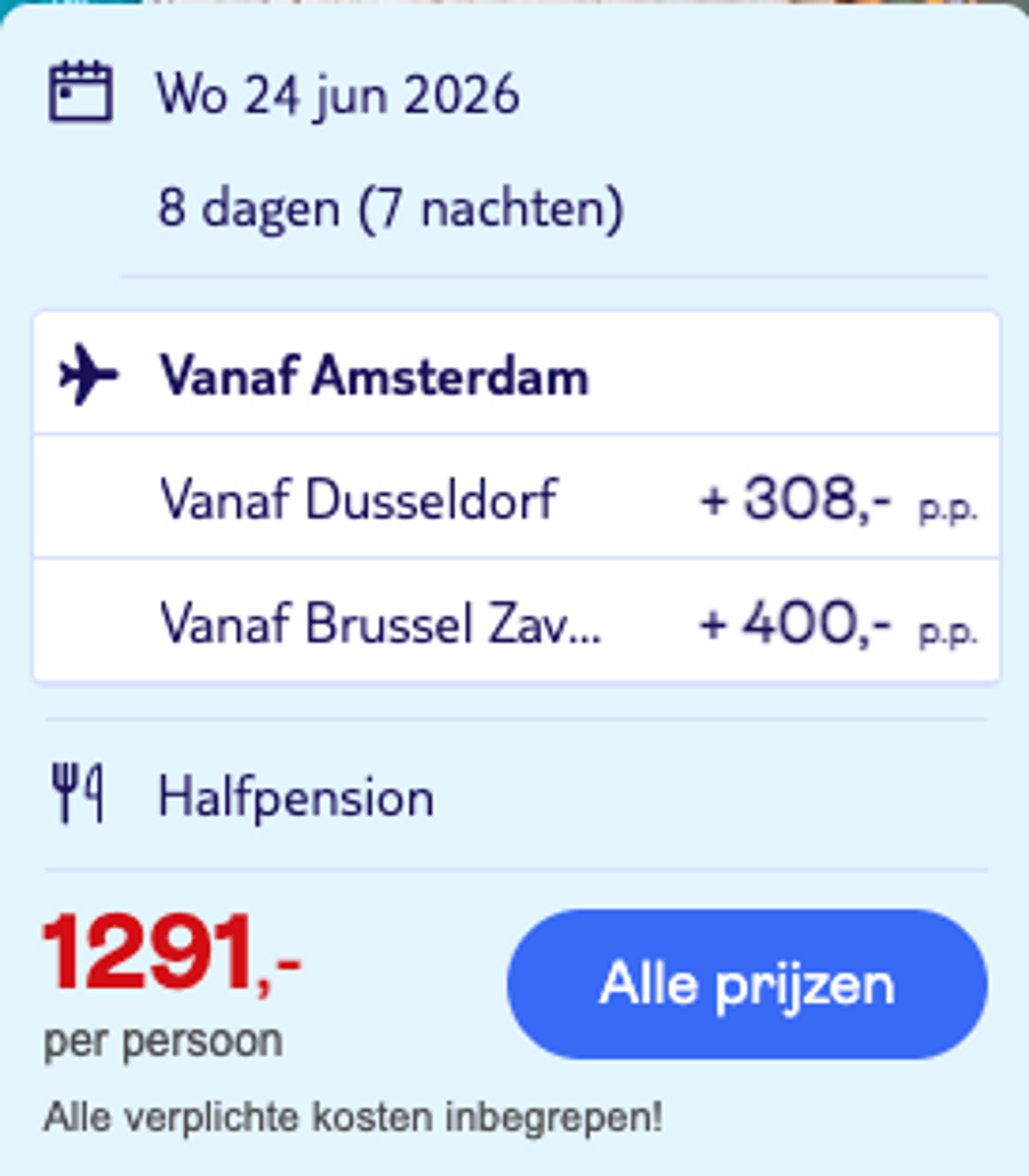 Boekingsvoorbeeld