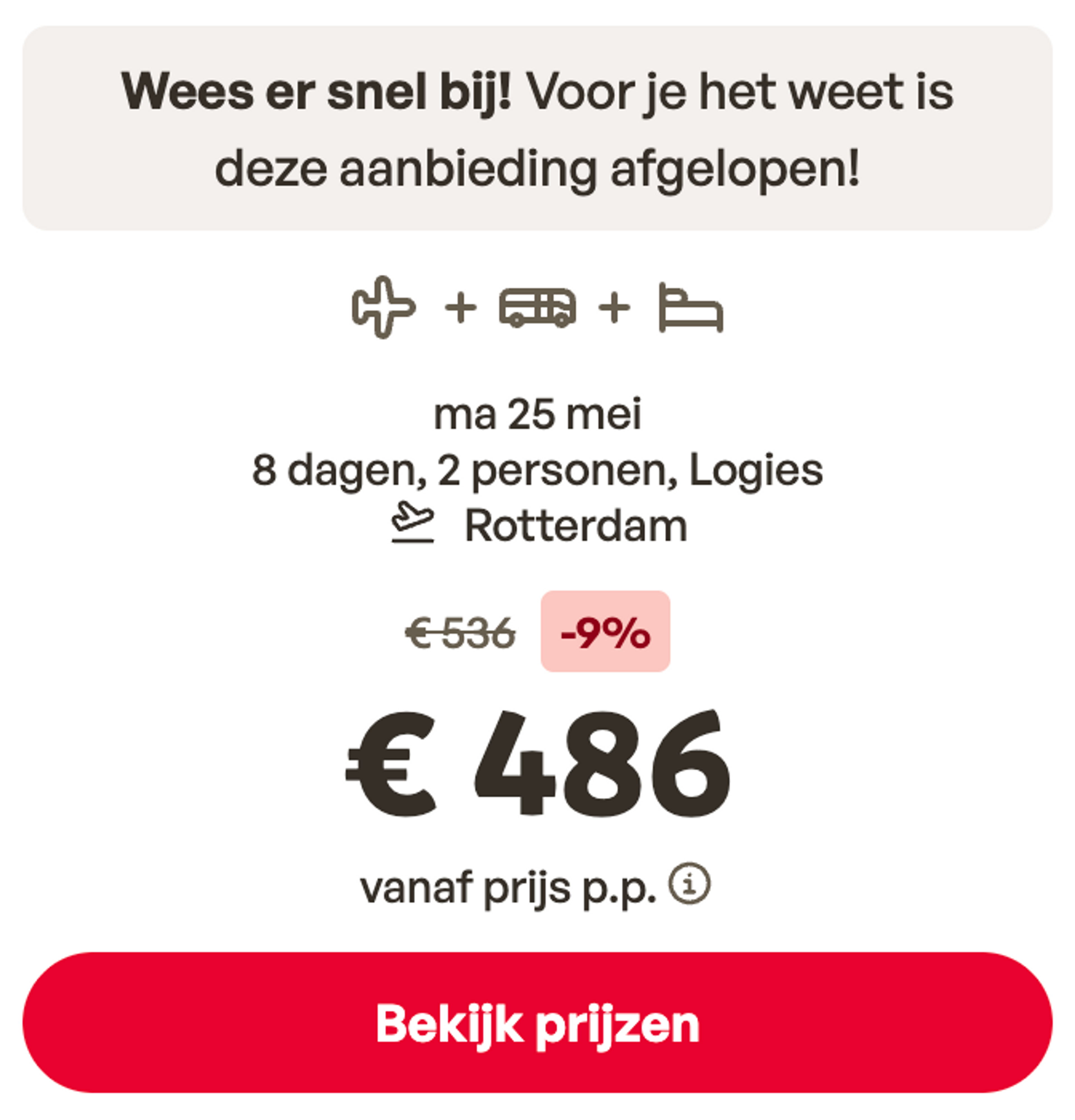 Boekingsvoorbeeld