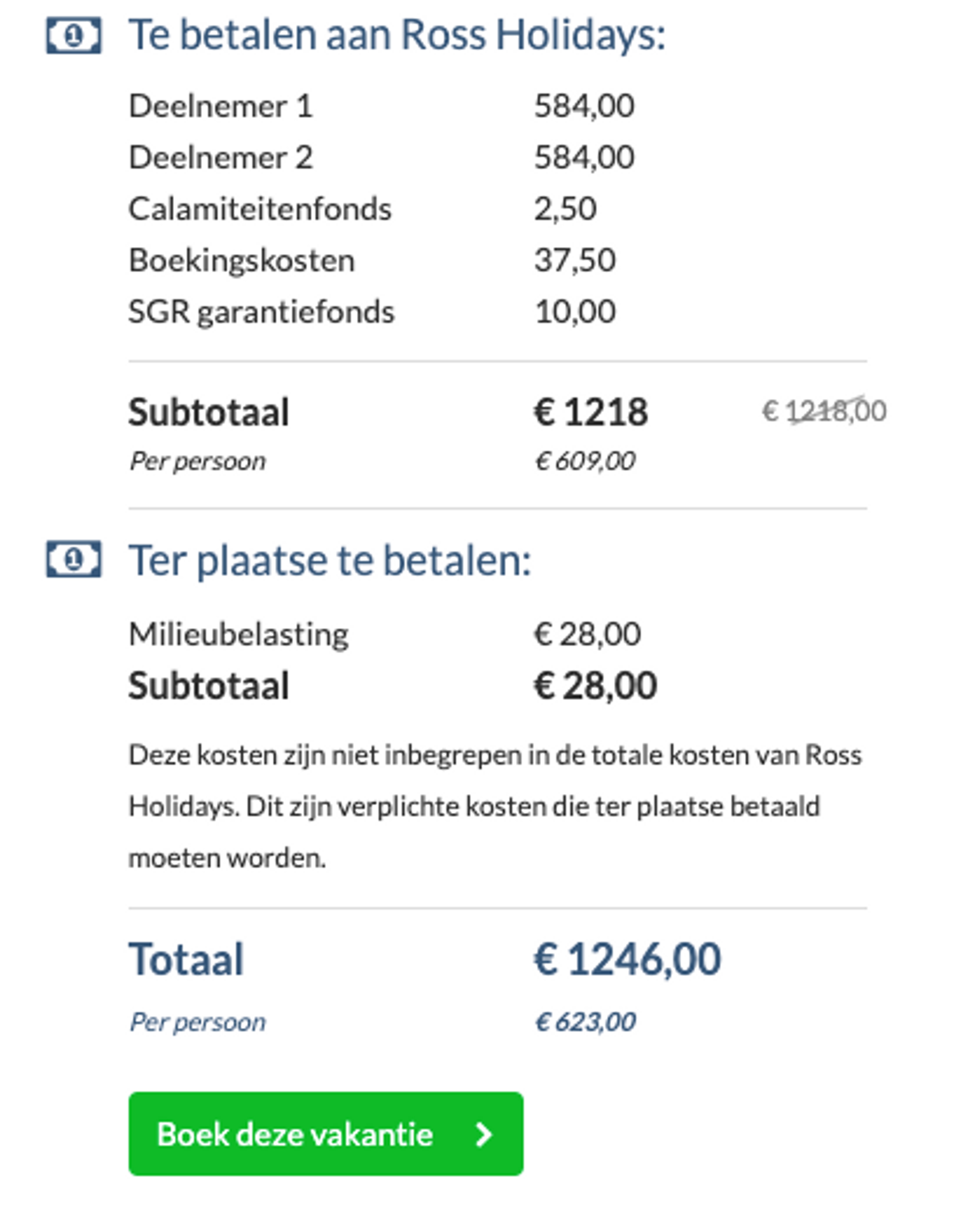Boekingsvoorbeeld