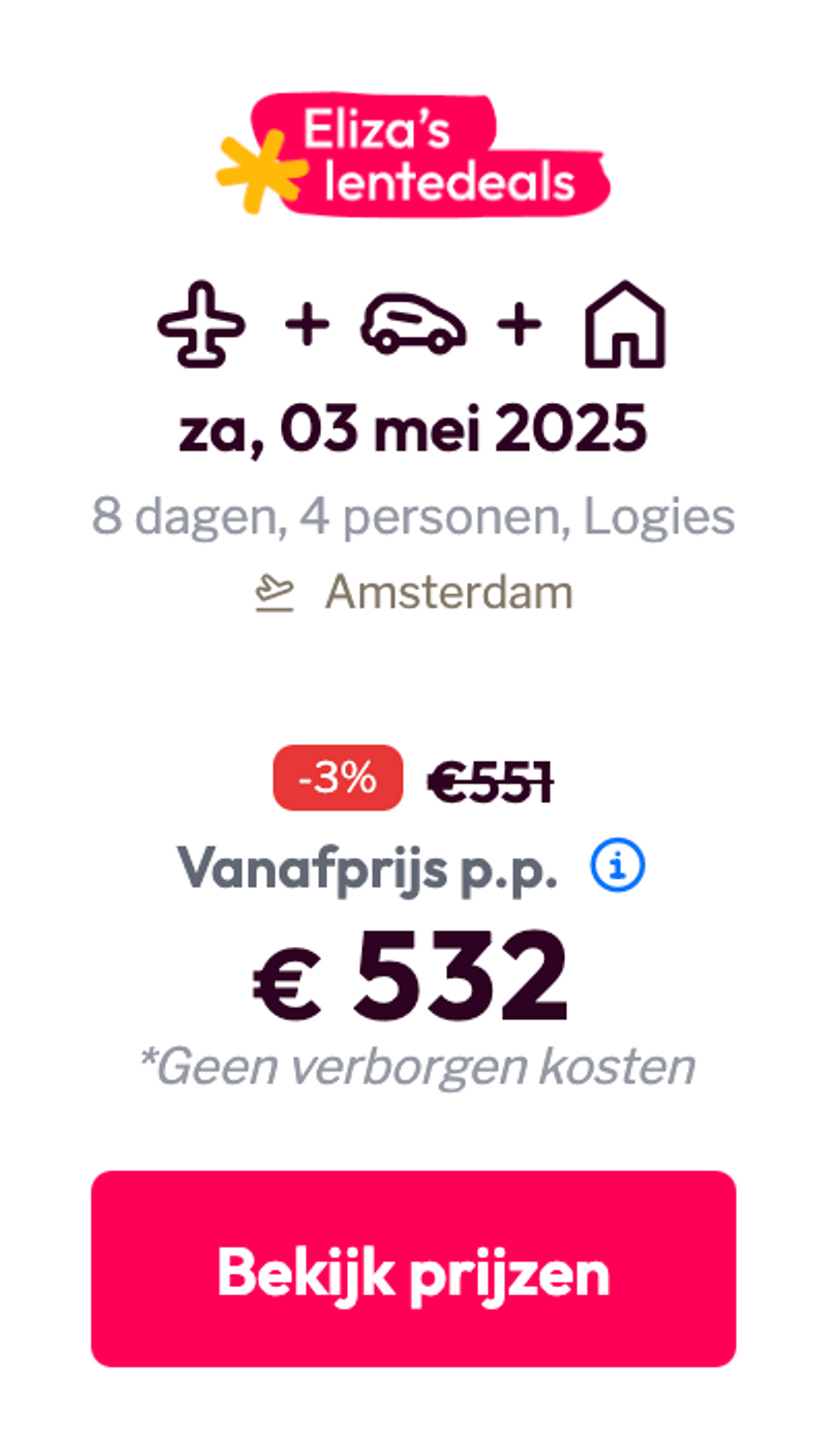 Boekingsvoorbeeld