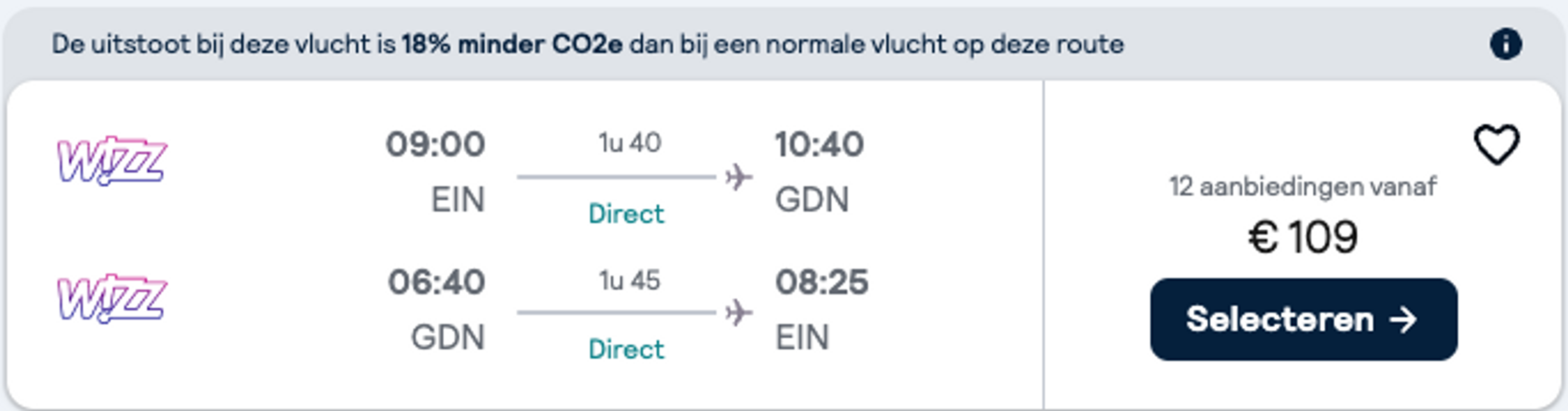 Boekingsvoorbeeld