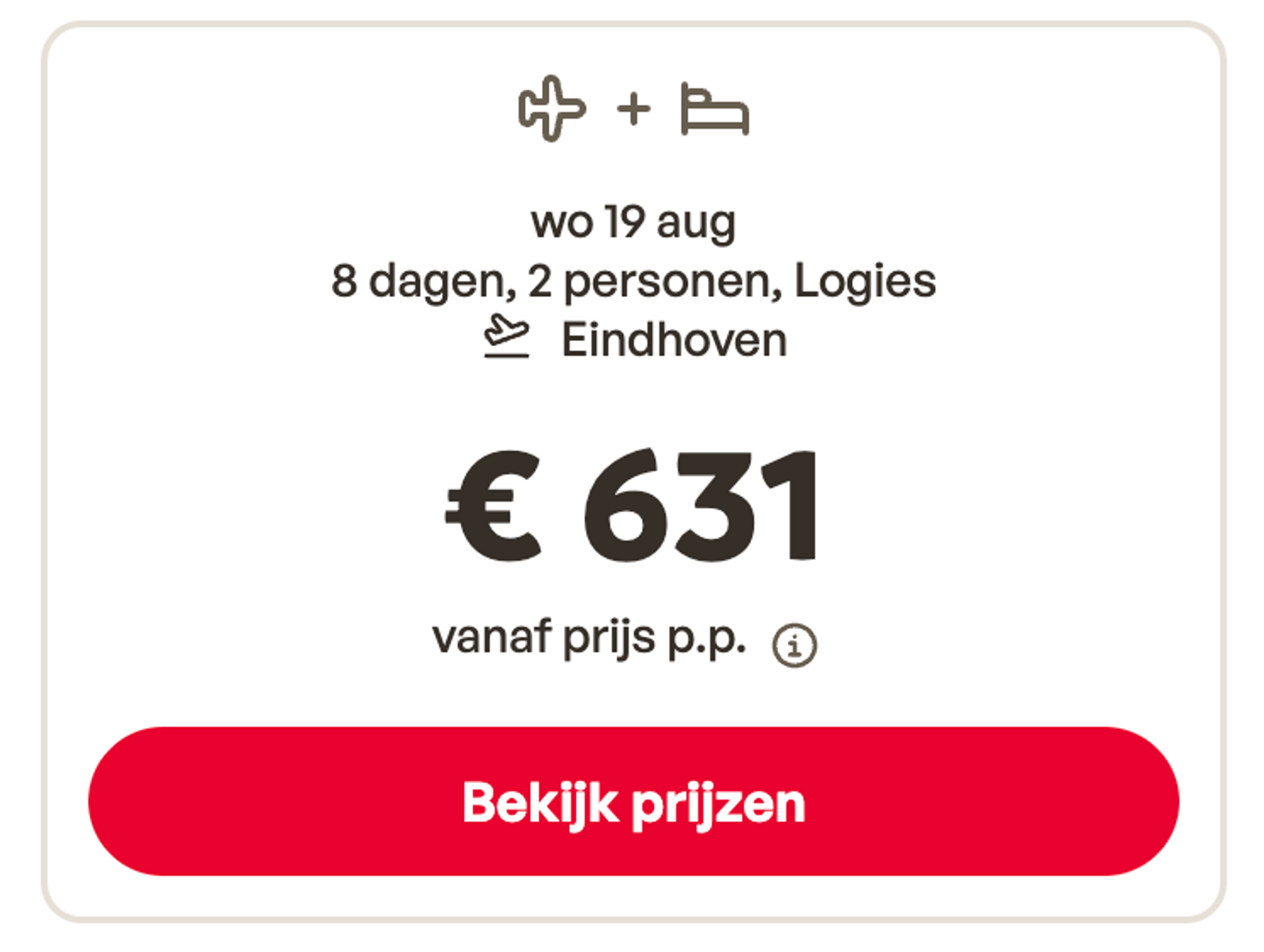 Boekingsvoorbeeld