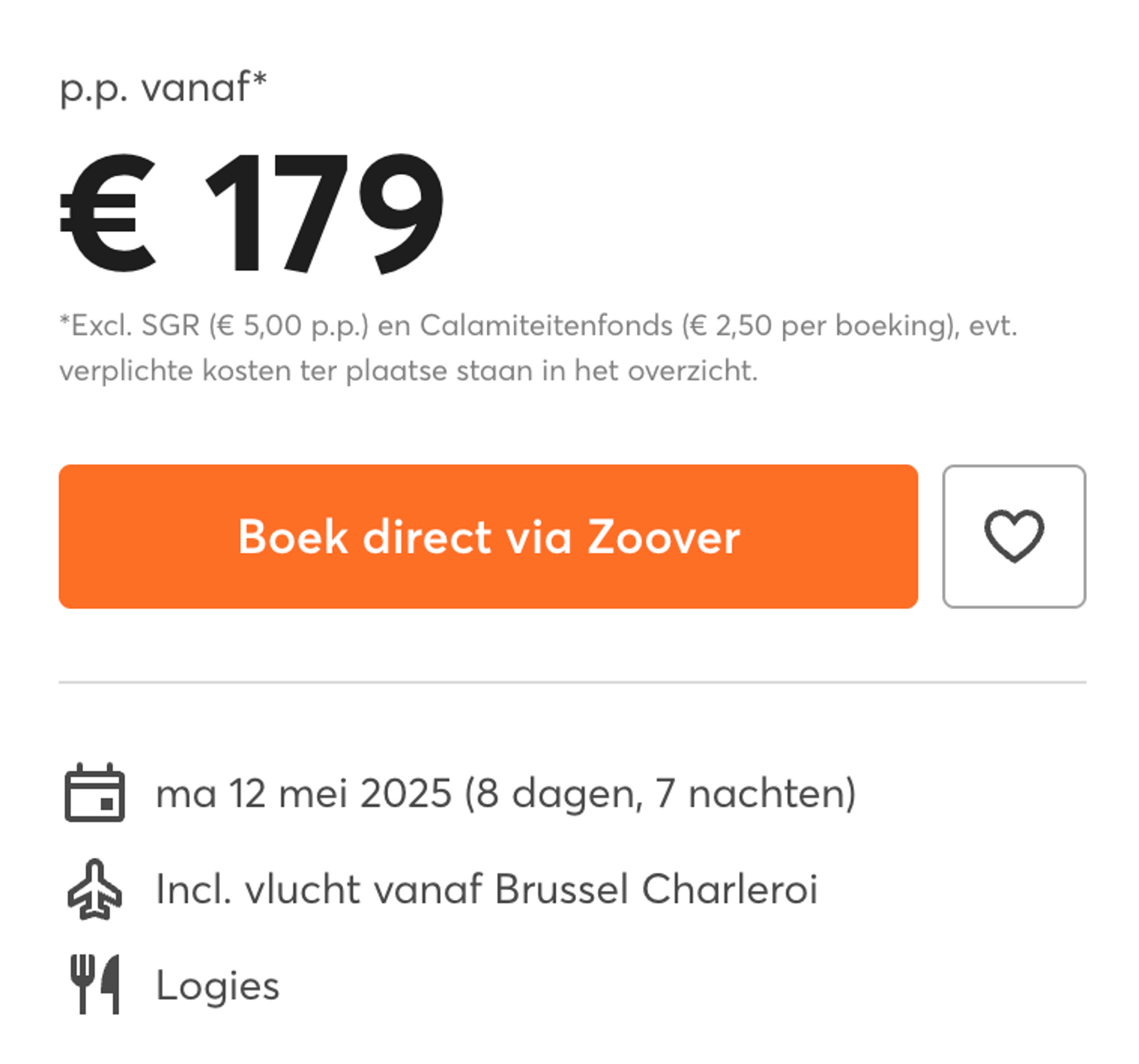 Boekingsvoorbeeld