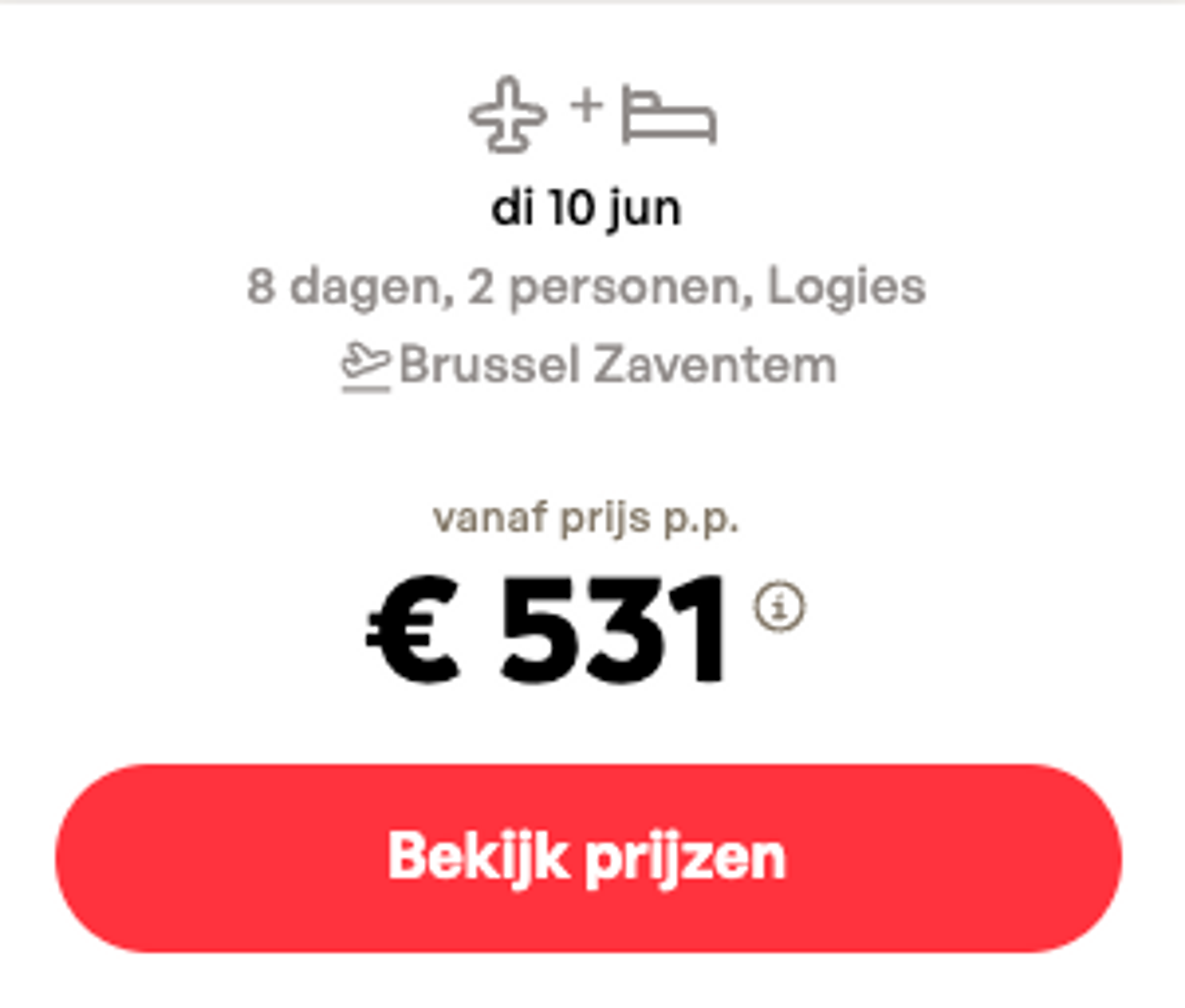 Boekingsvoorbeeld