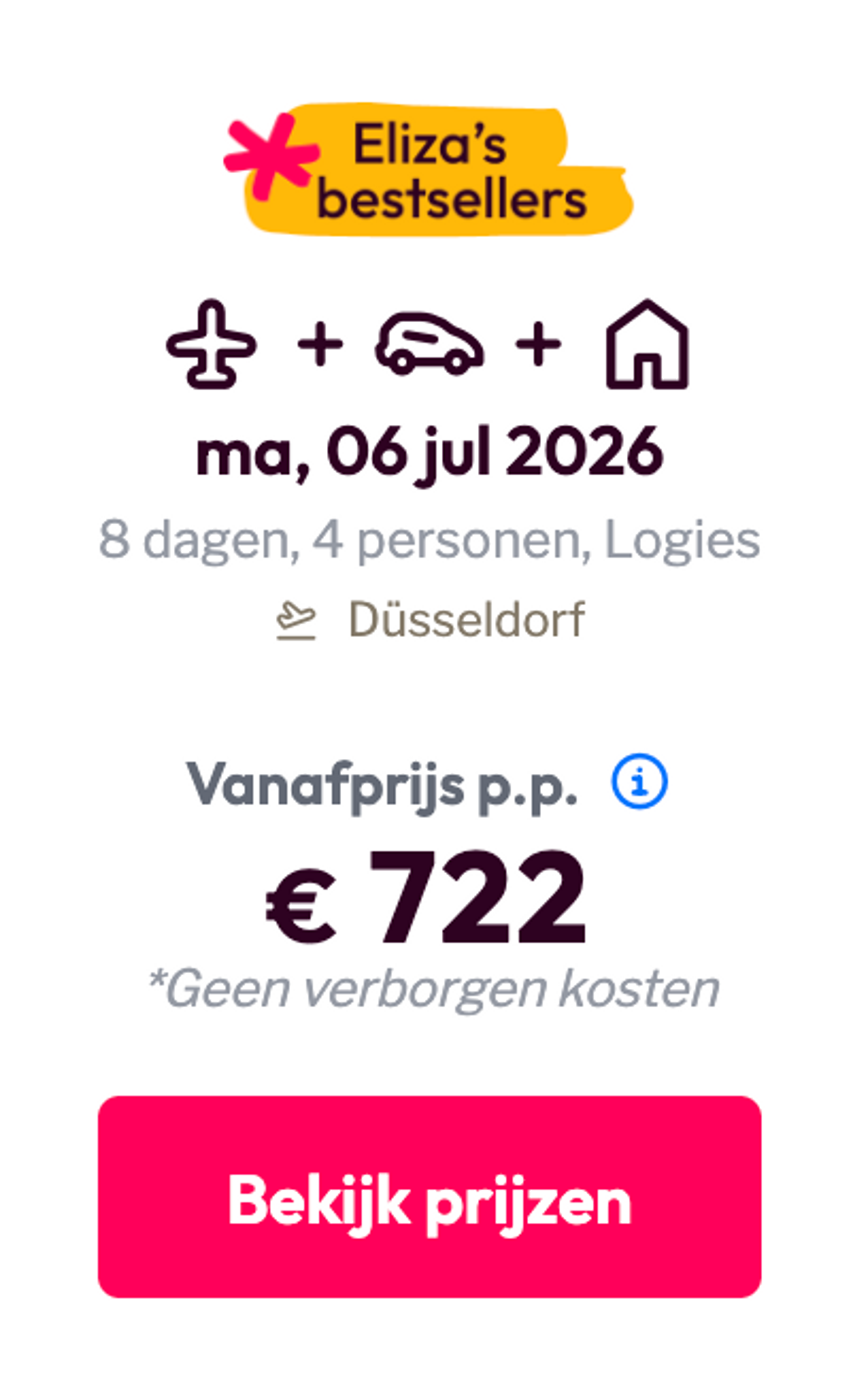 Boekingsvoorbeeld