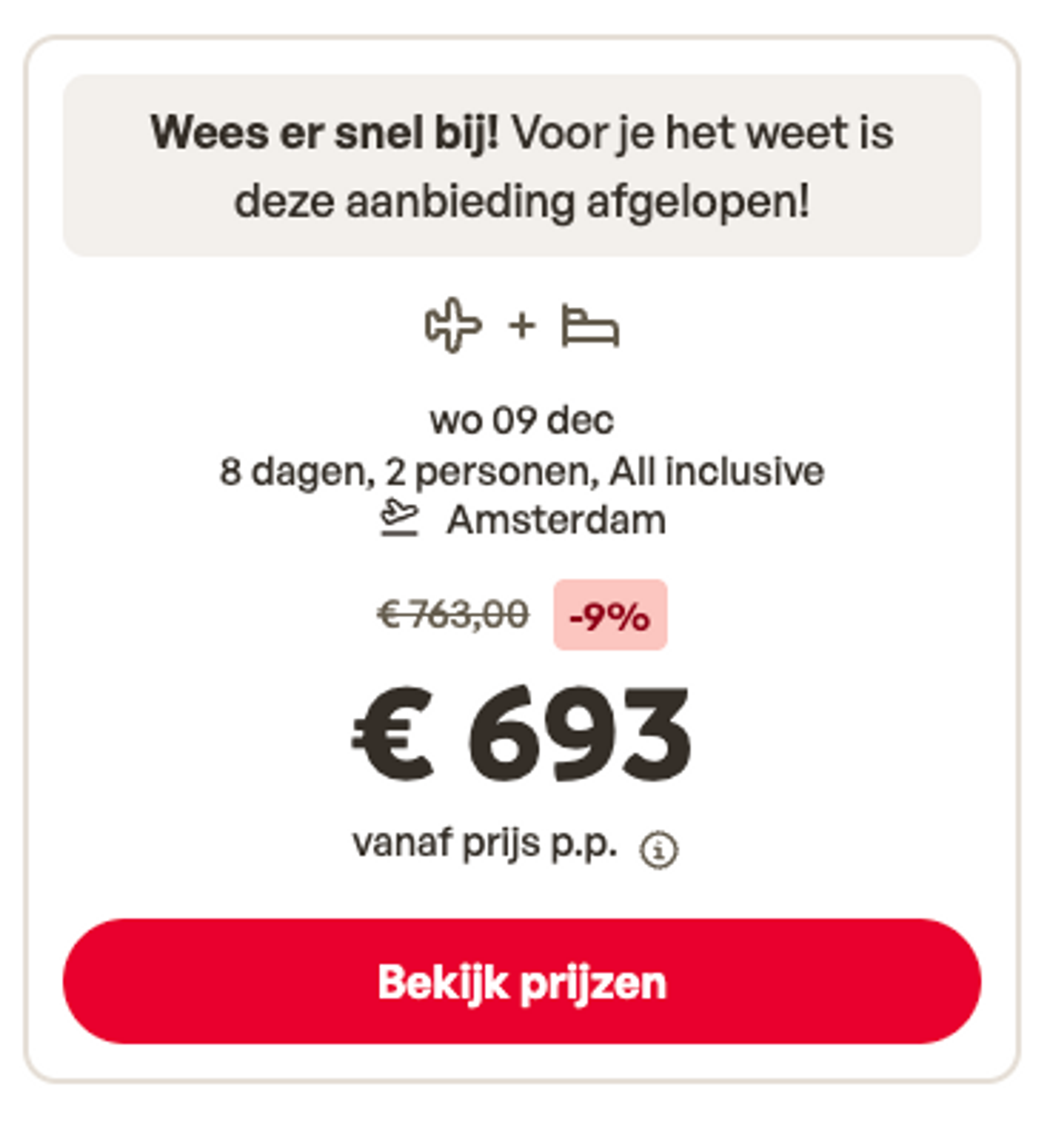Boekingsvoorbeeld
