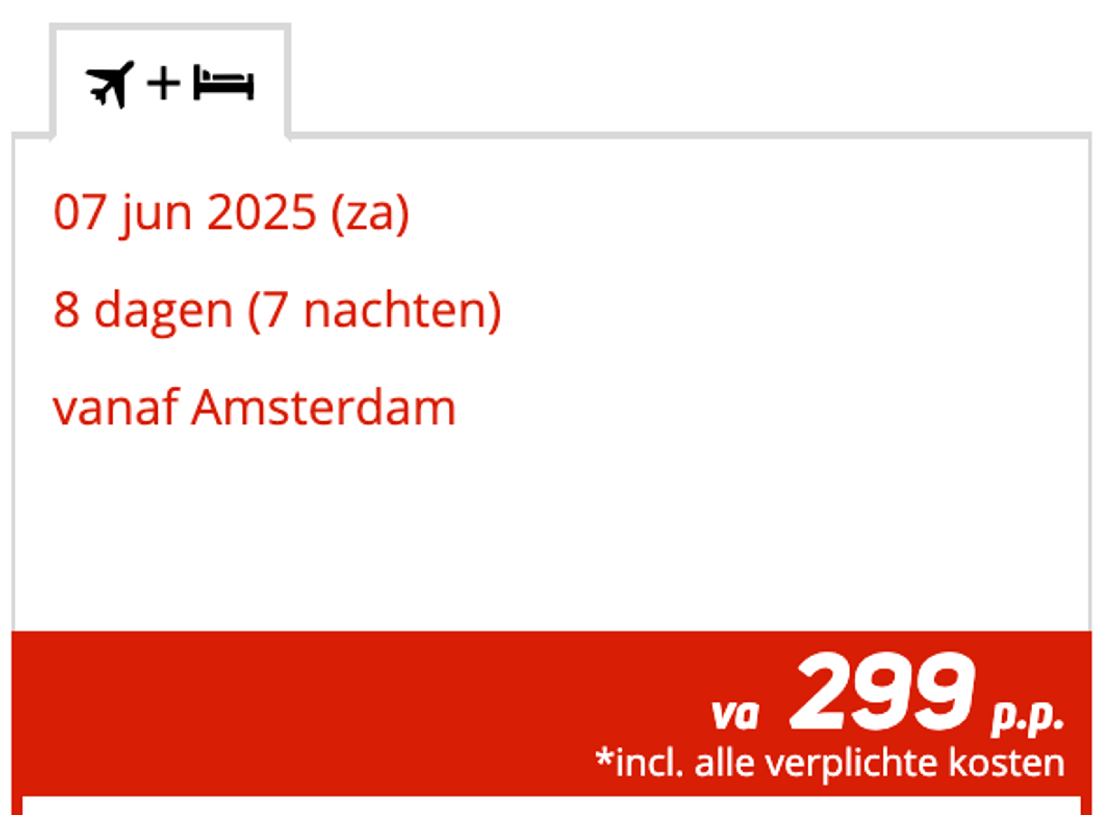 Boekingsvoorbeeld