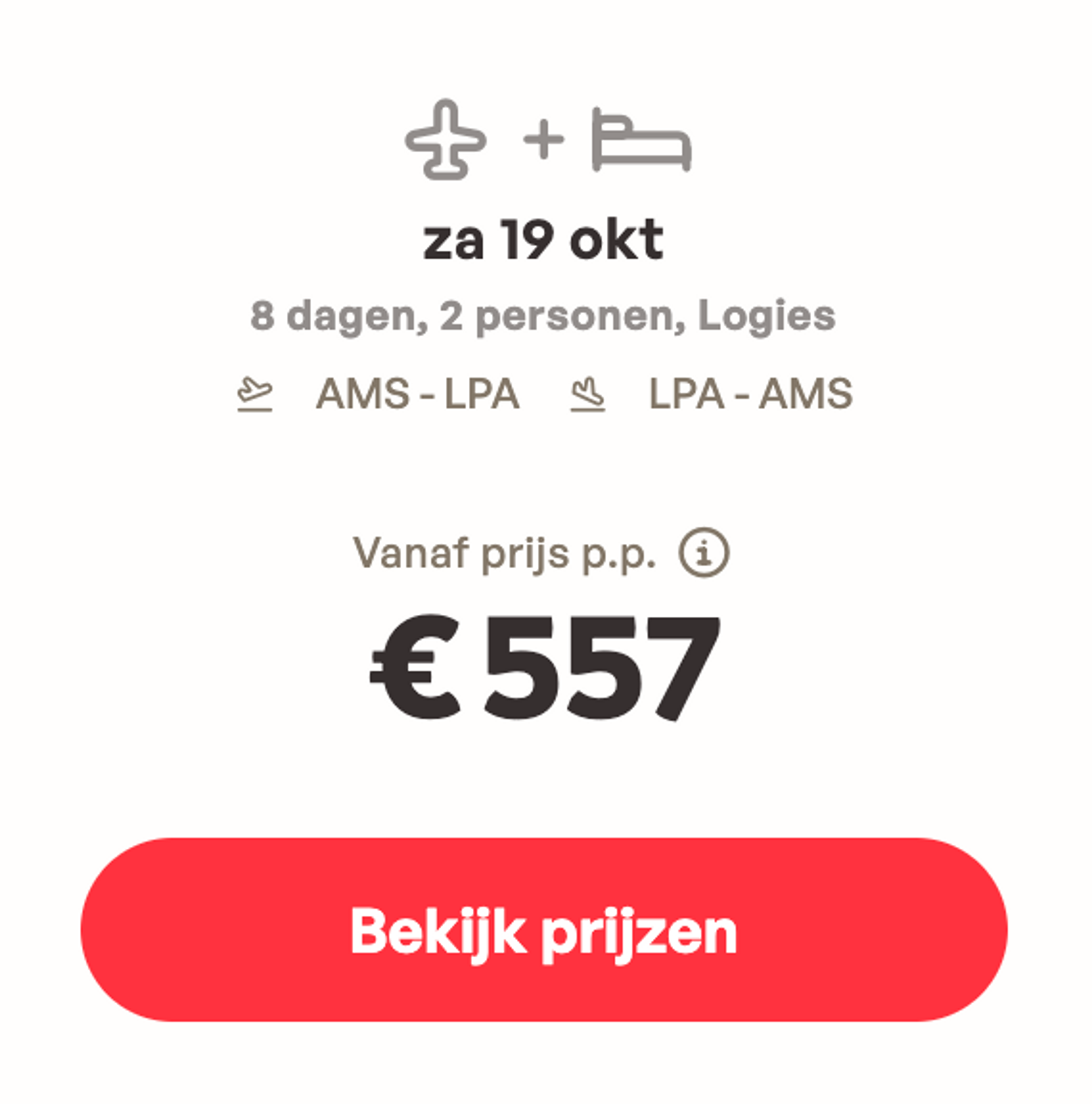 Boekingsvoorbeeld