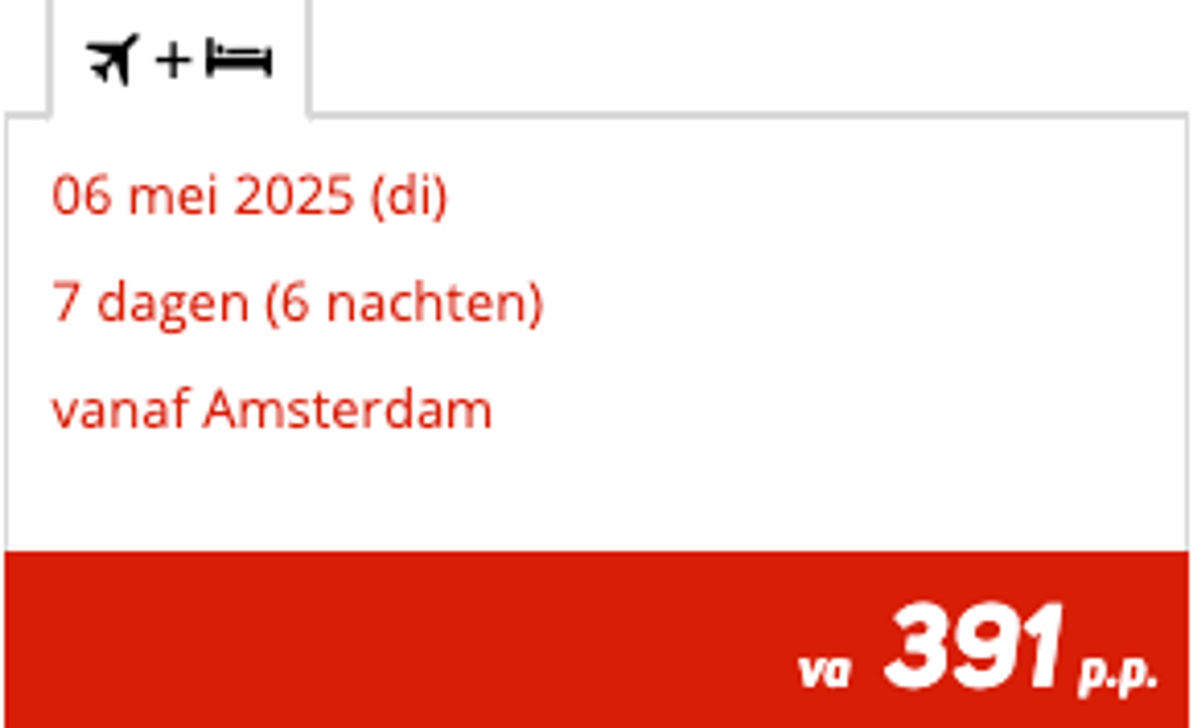 Boekingsvoorbeeld