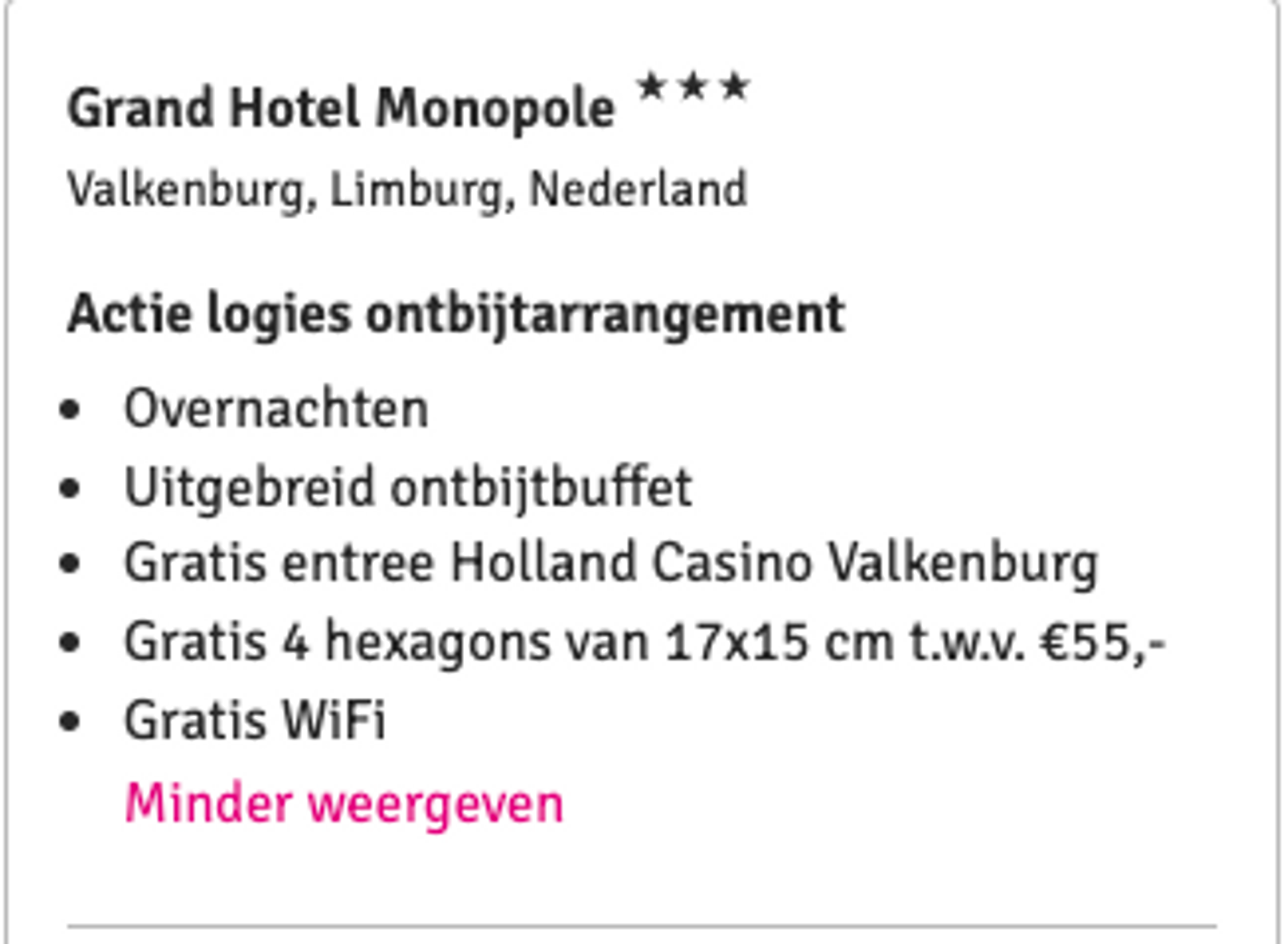 Boekingsvoorbeeld