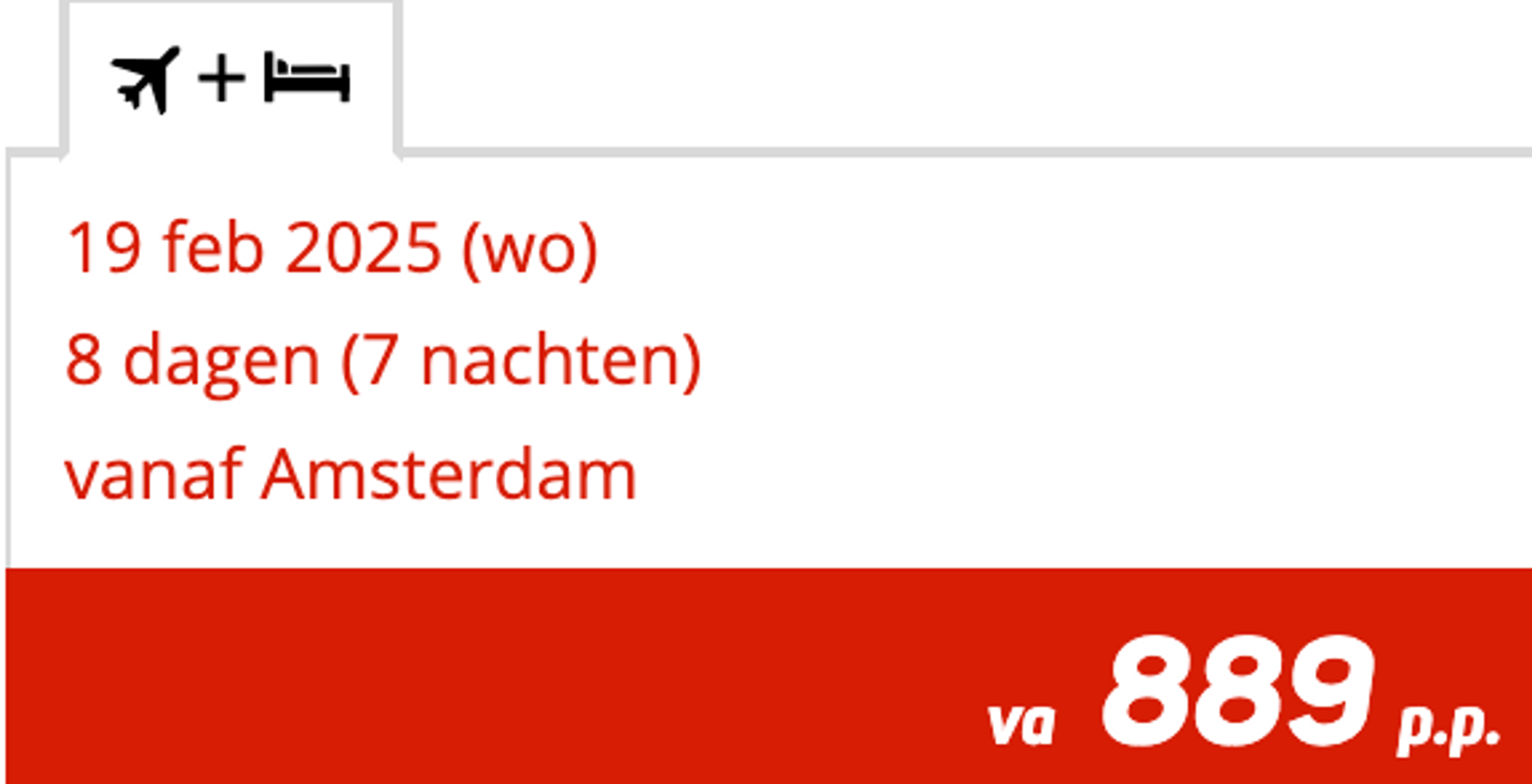 Boekingsvoorbeeld