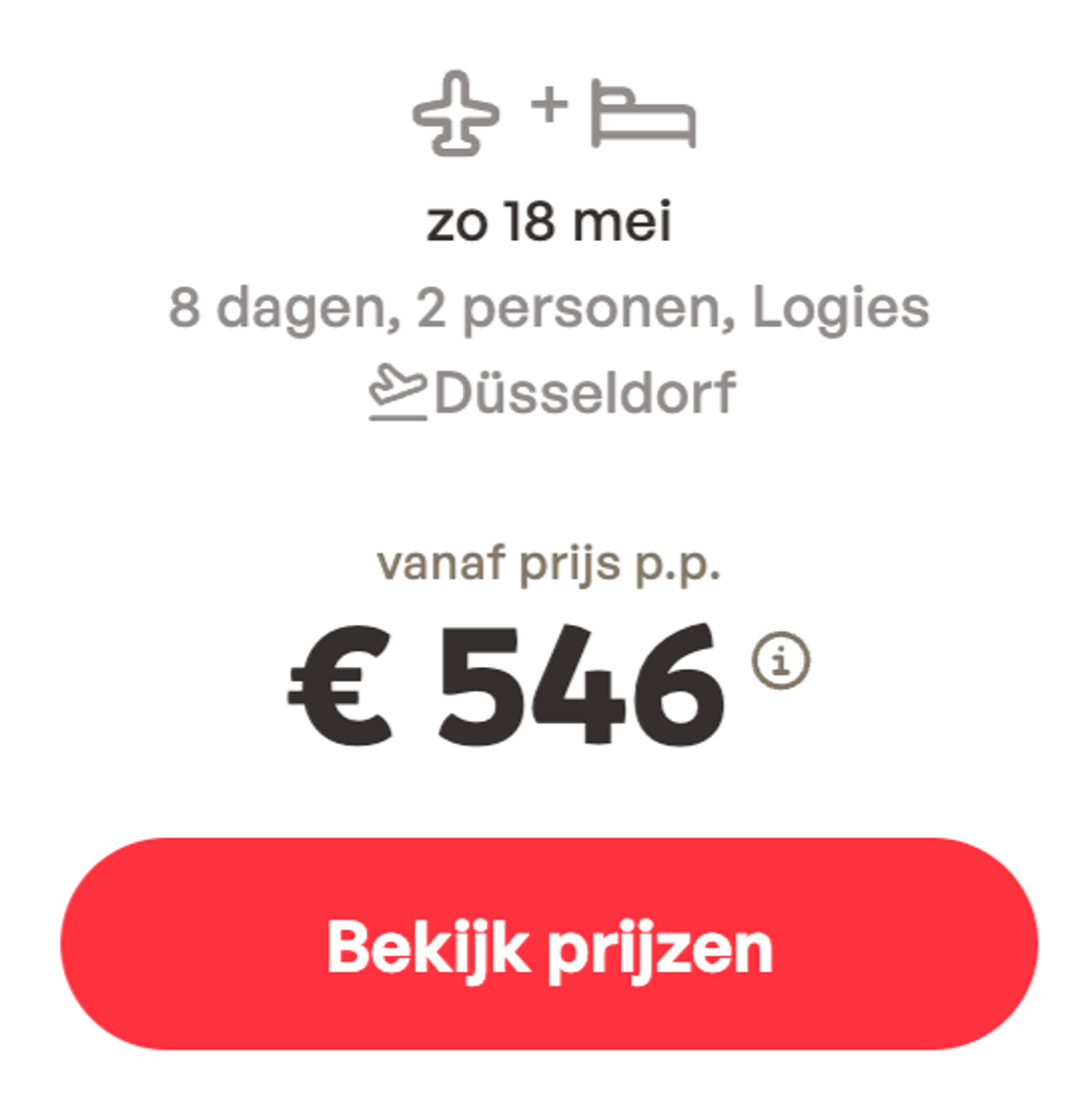 Boekingsvoorbeeld