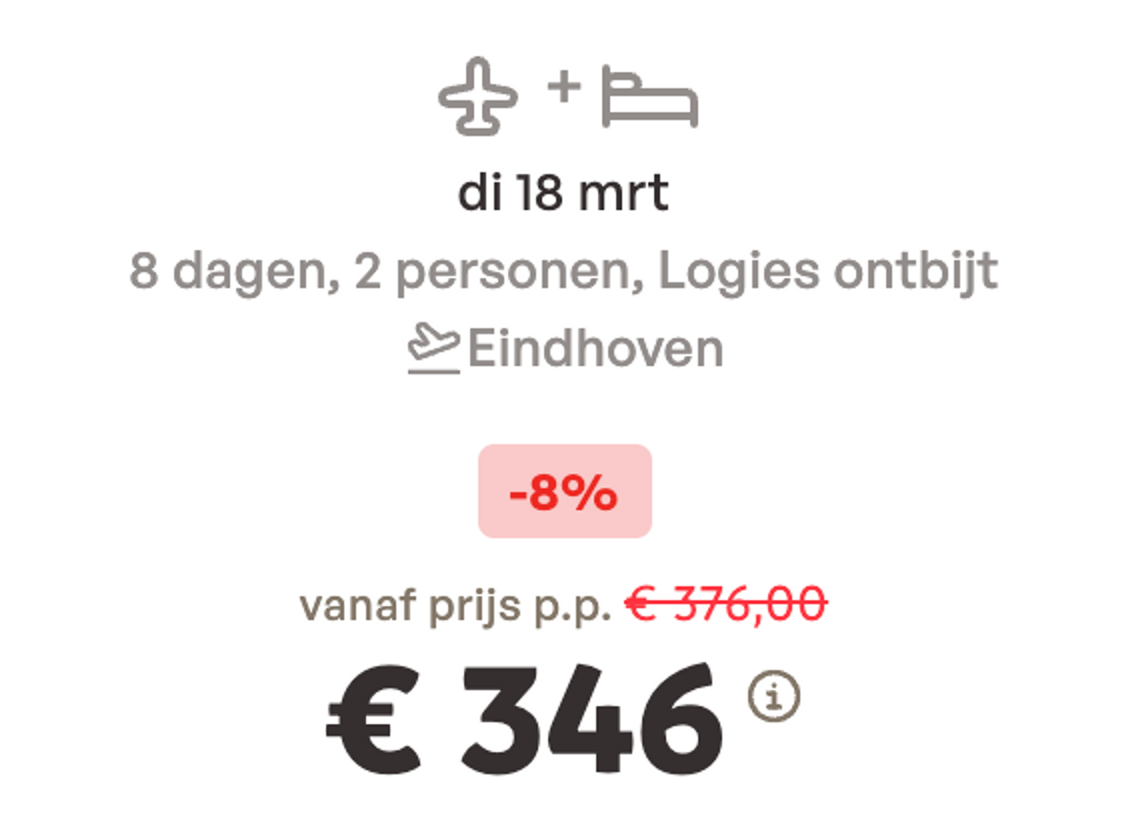 Boekingsvoorbeeld