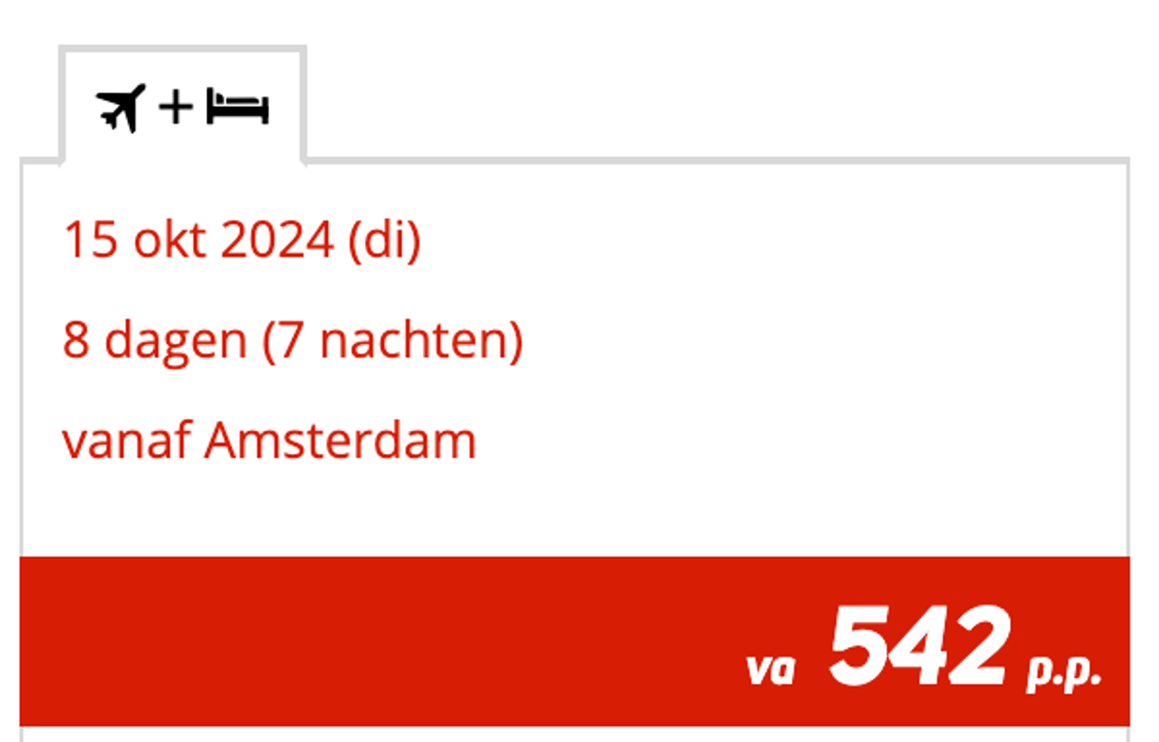 Boekingsvoorbeeld