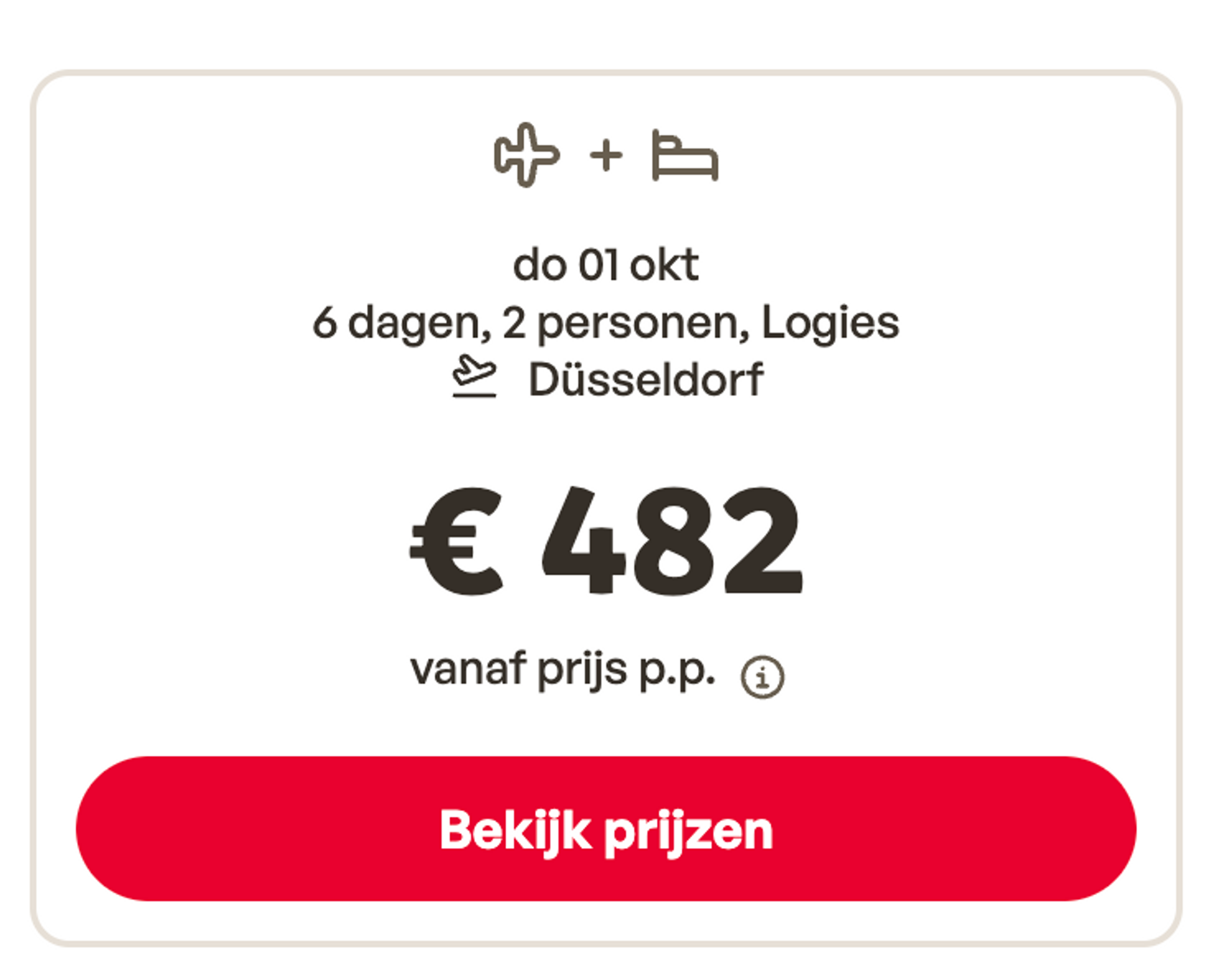 Boekingsvoorbeeld