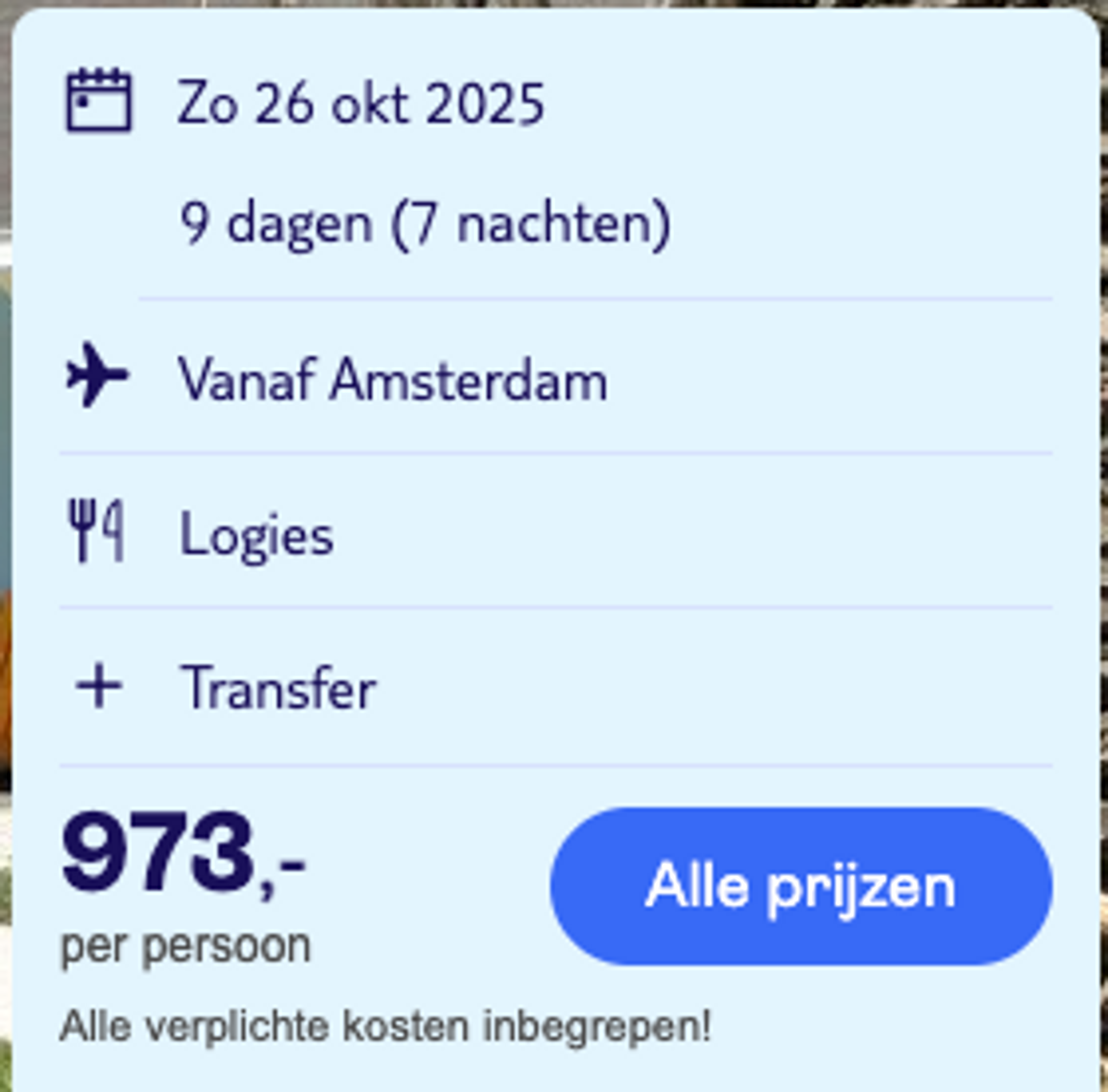 Boekingsvoorbeeld