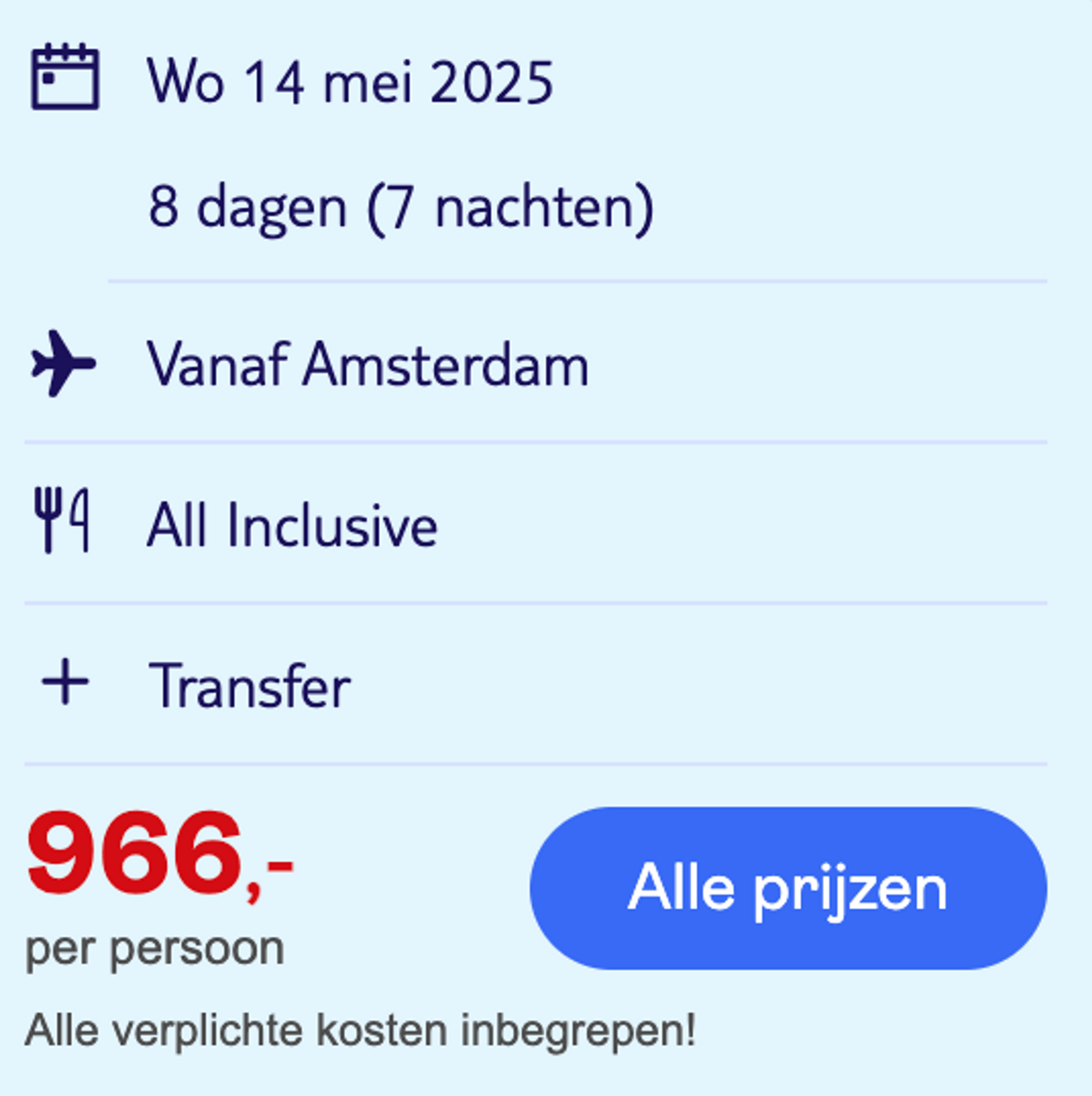 Boekingsvoorbeeld