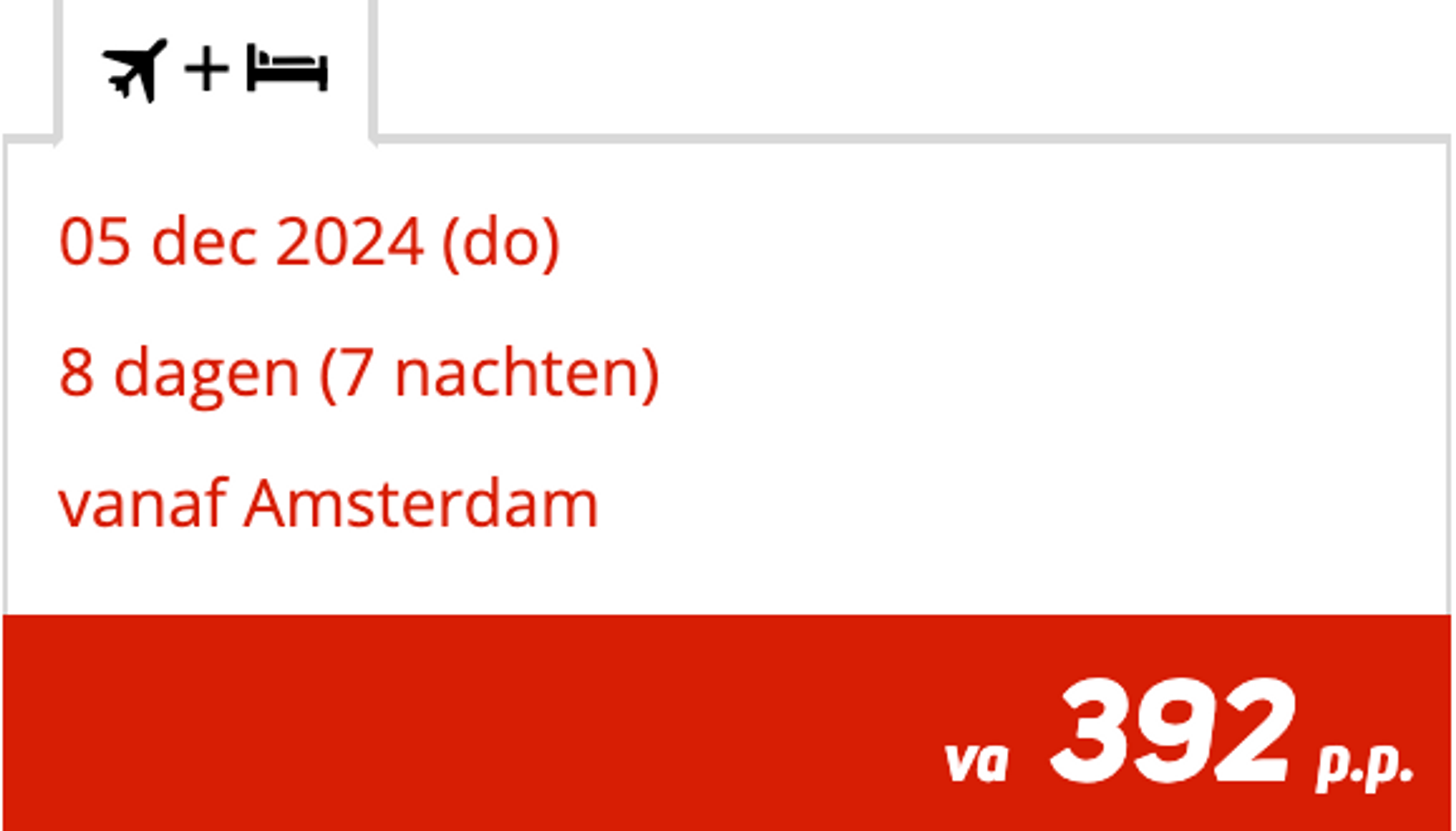 Boekingsvoorbeeld