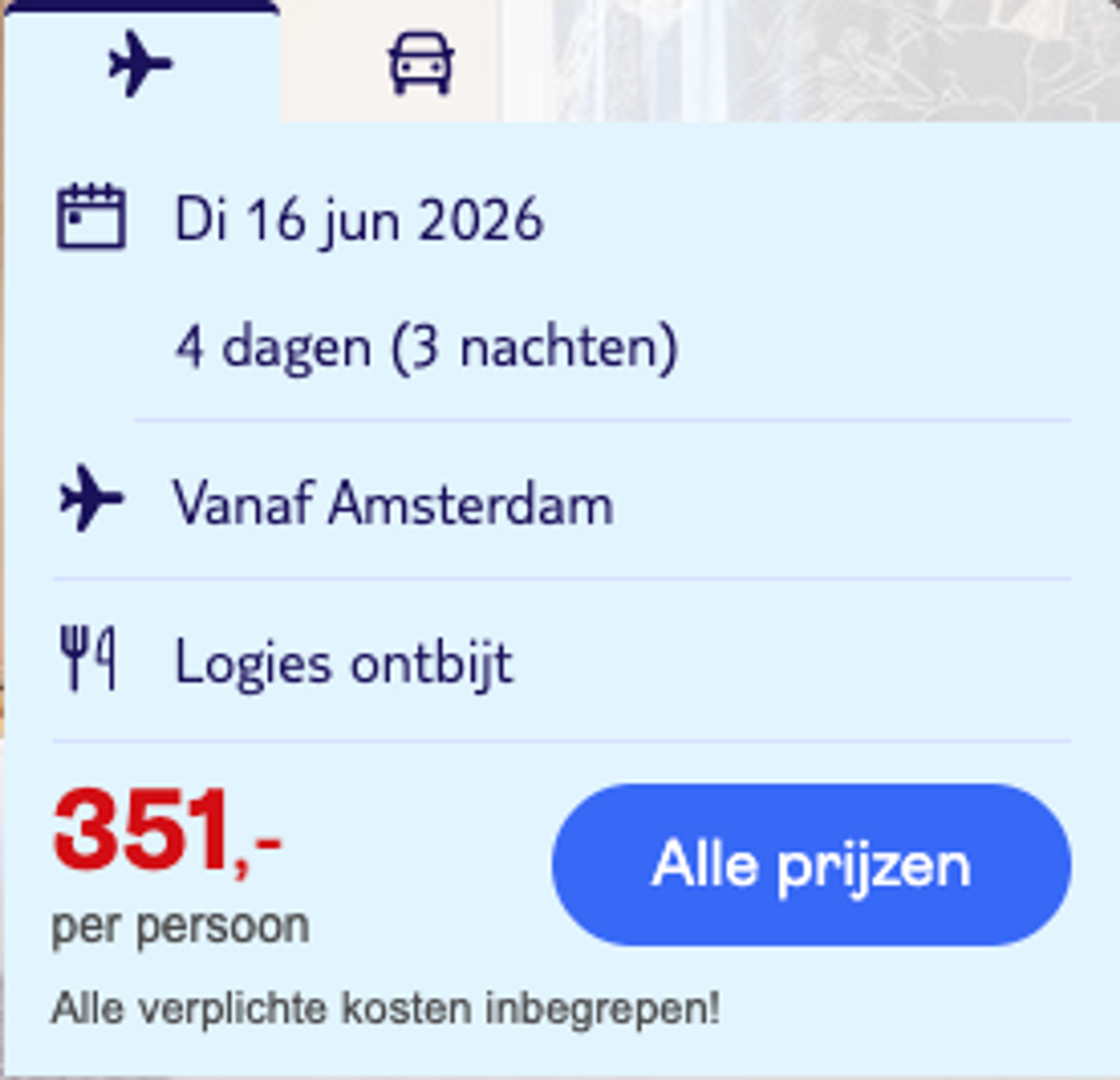 Boekingsvoorbeeld