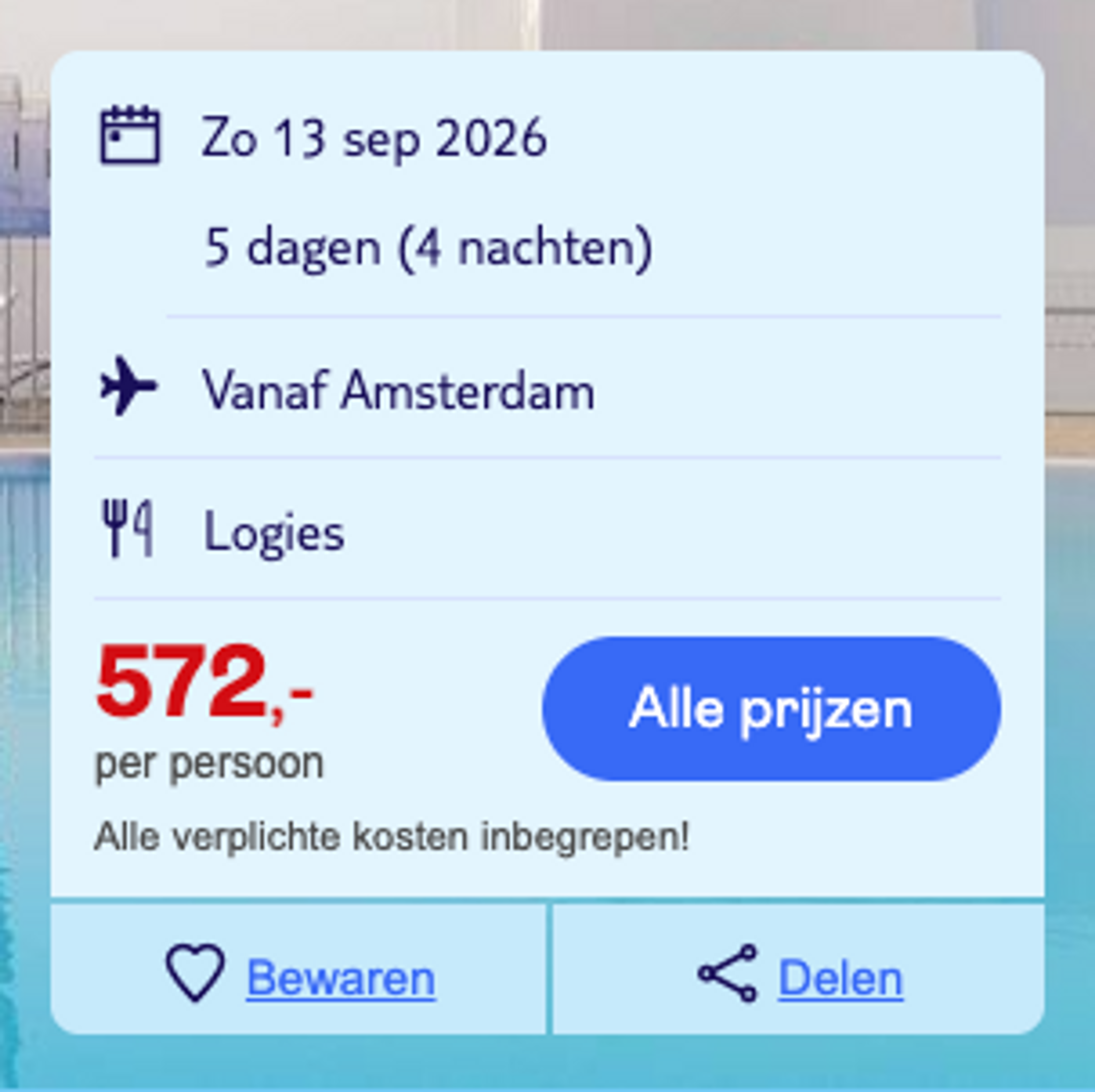 Boekingsvoorbeeld