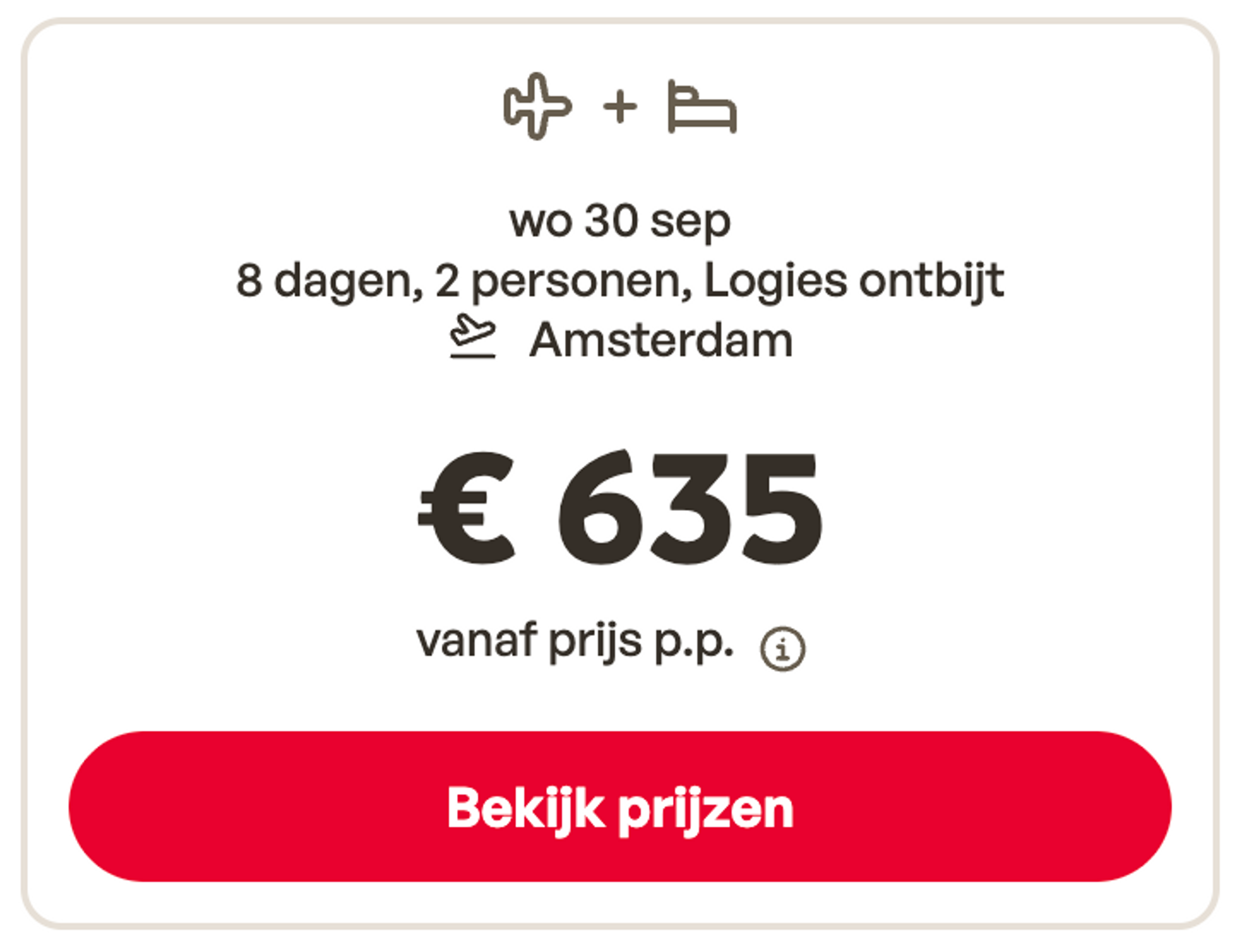 Boekingsvoorbeeld