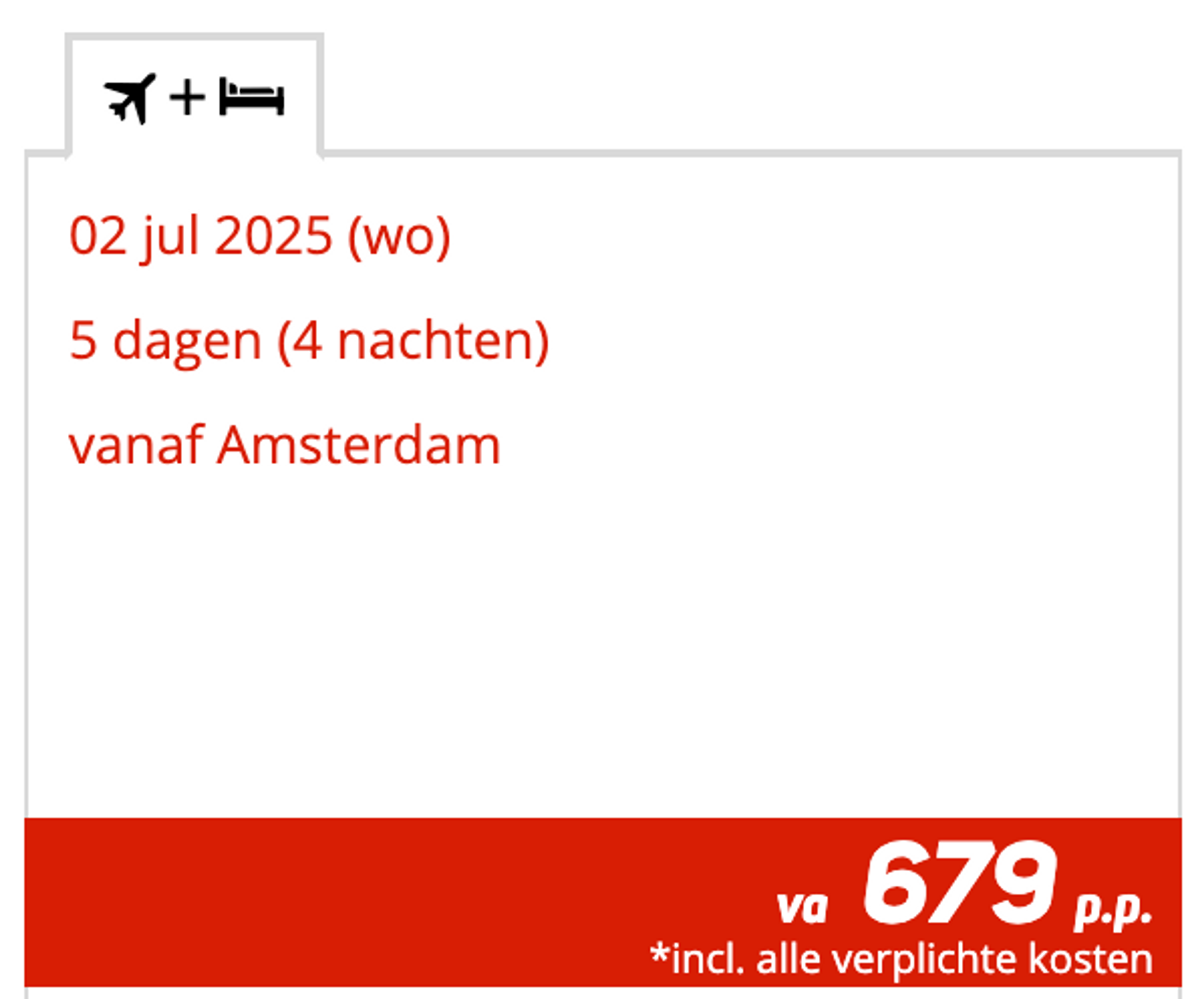 Boekingsvoorbeeld