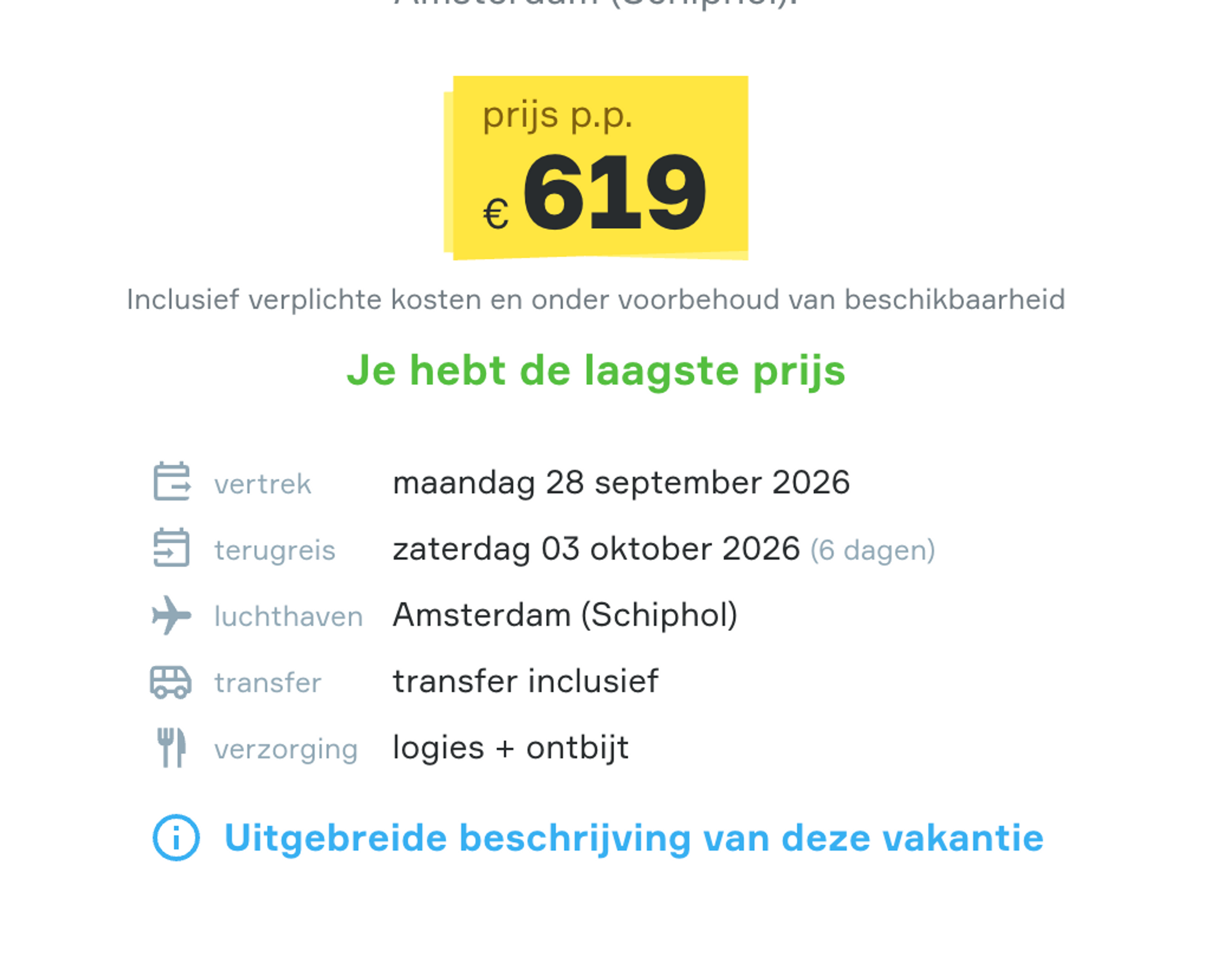 Boekingsvoorbeeld