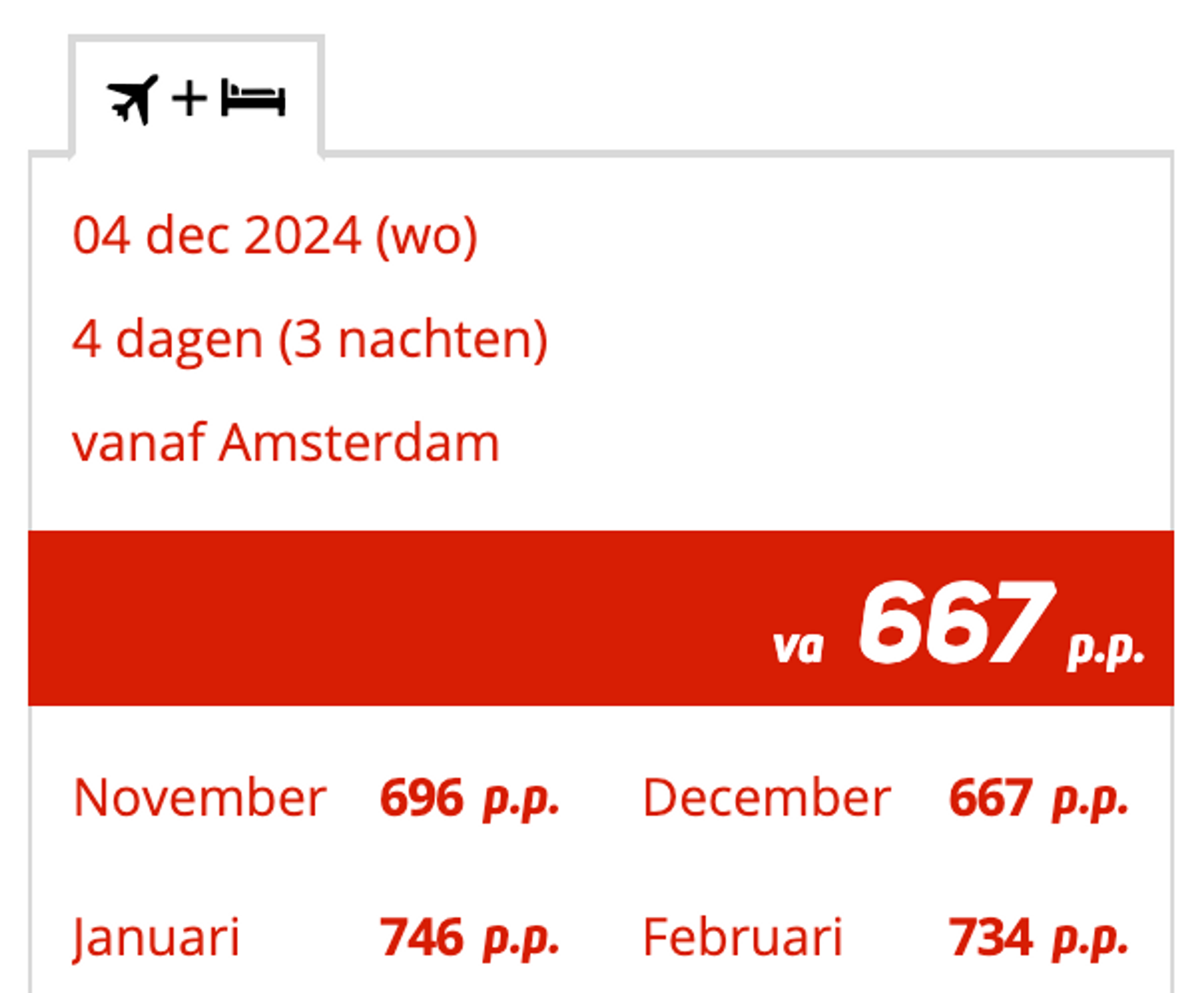 Boekingsvoorbeeld