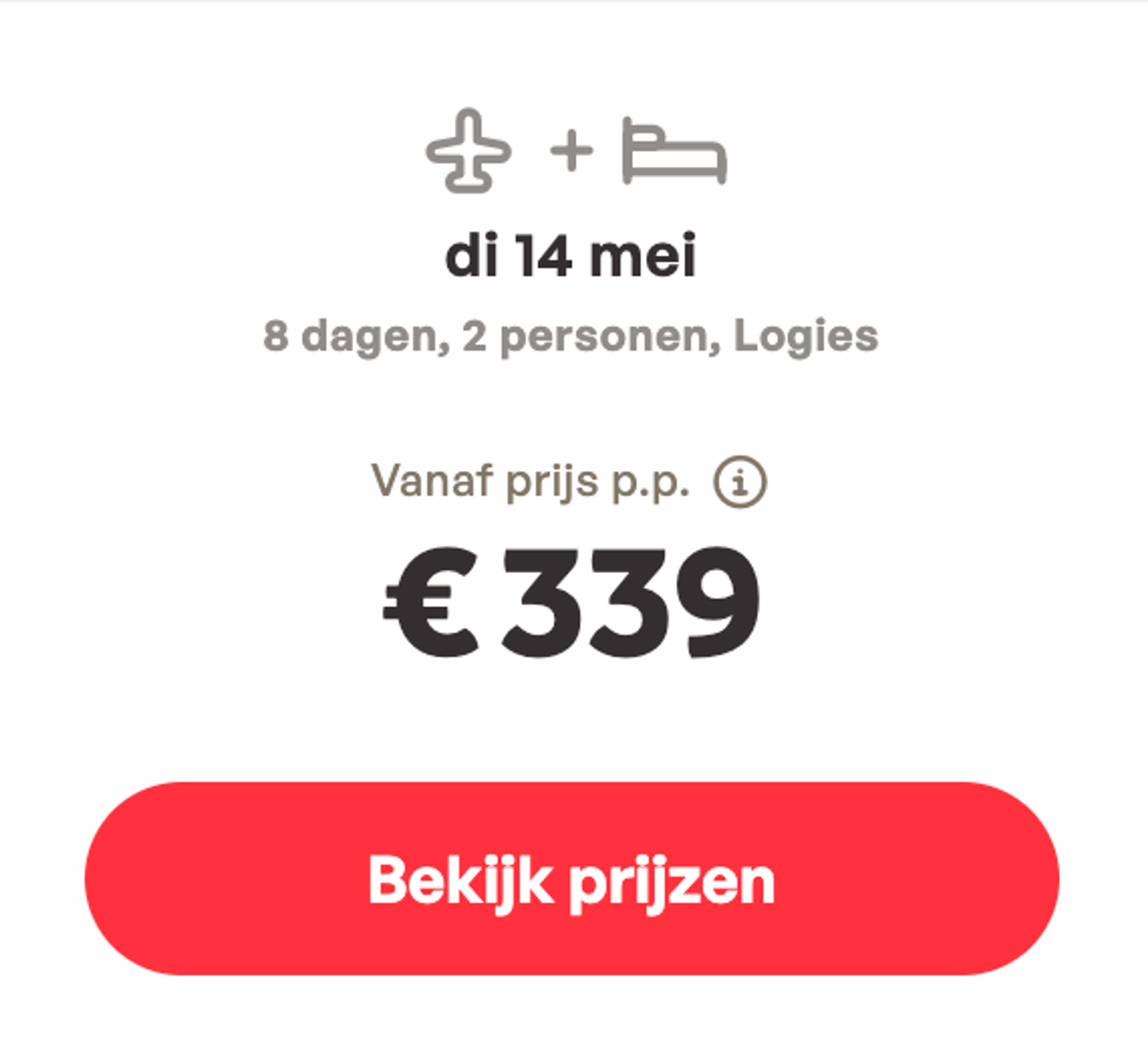 Boekingsvoorbeeld