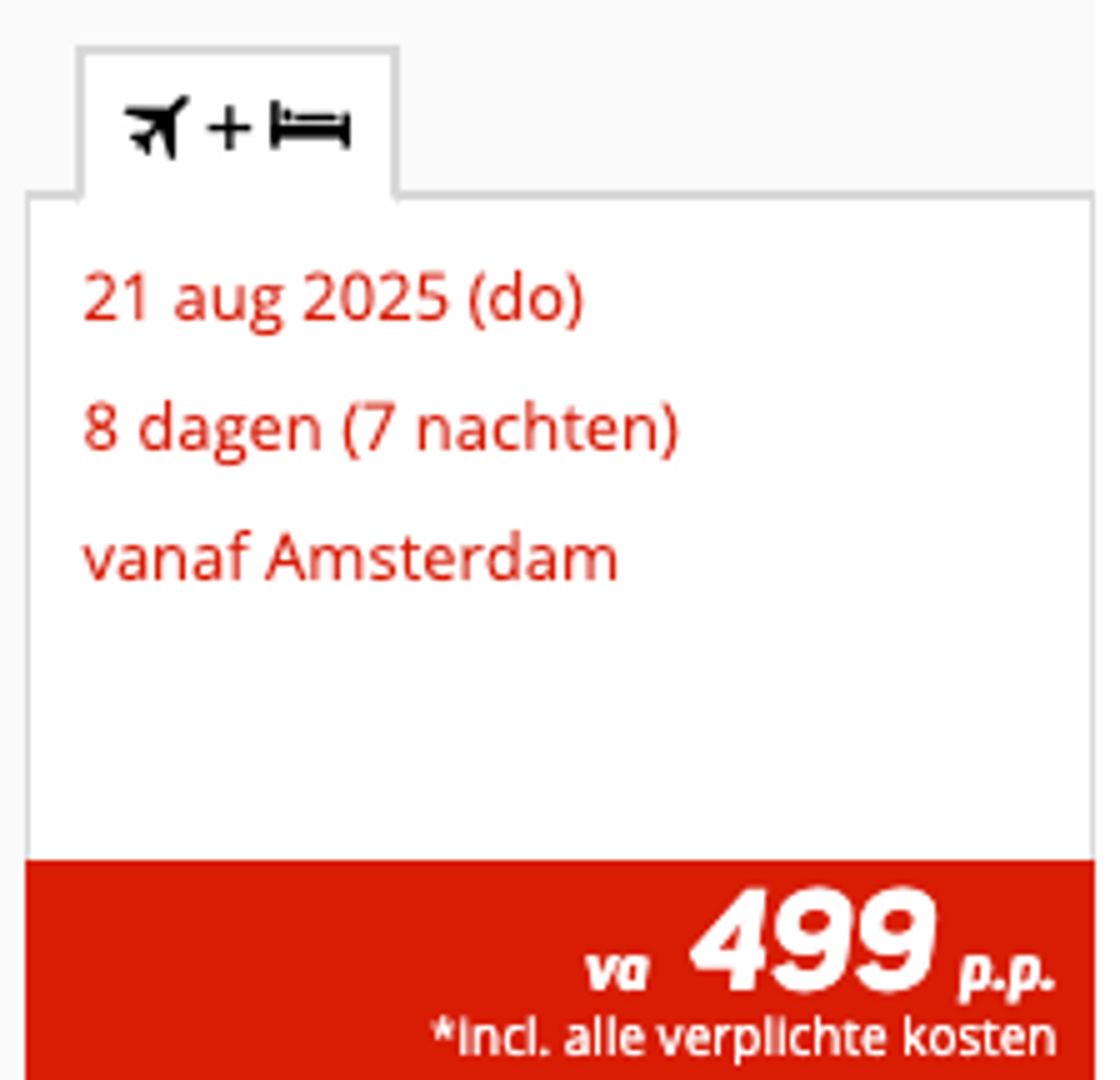 Boekingsvoorbeeld