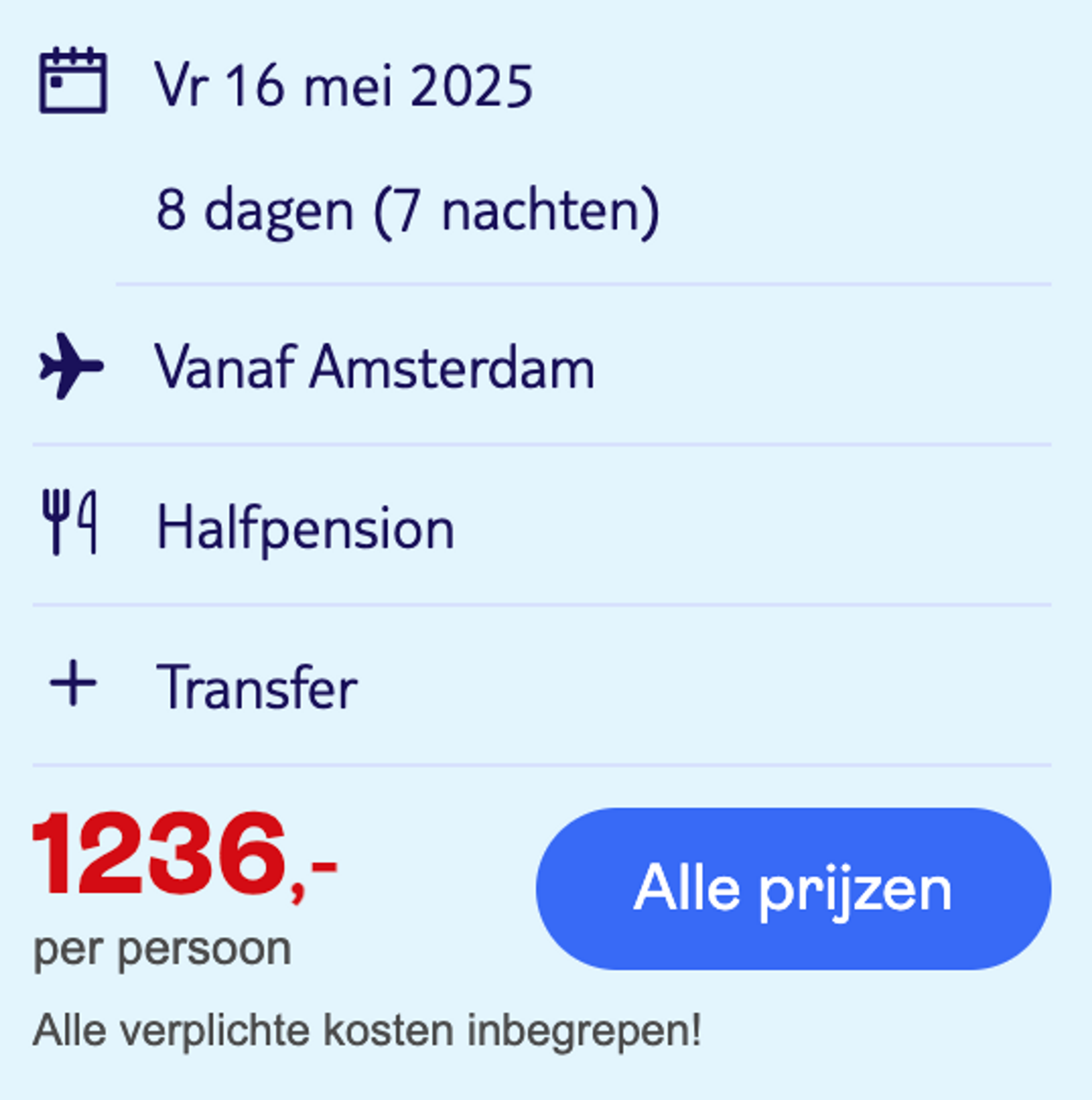 Boekingsvoorbeeld