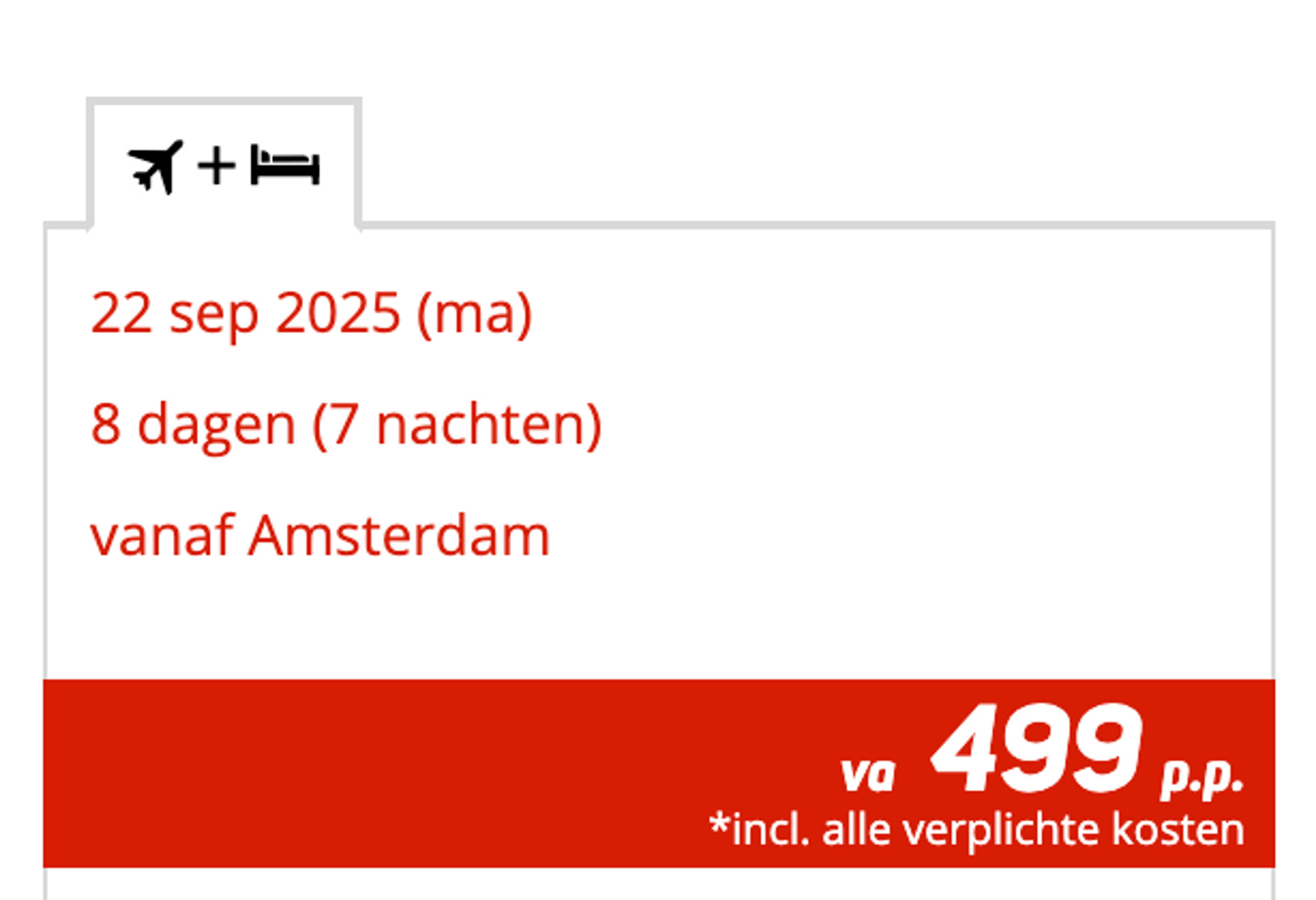 Boekingsvoorbeeld