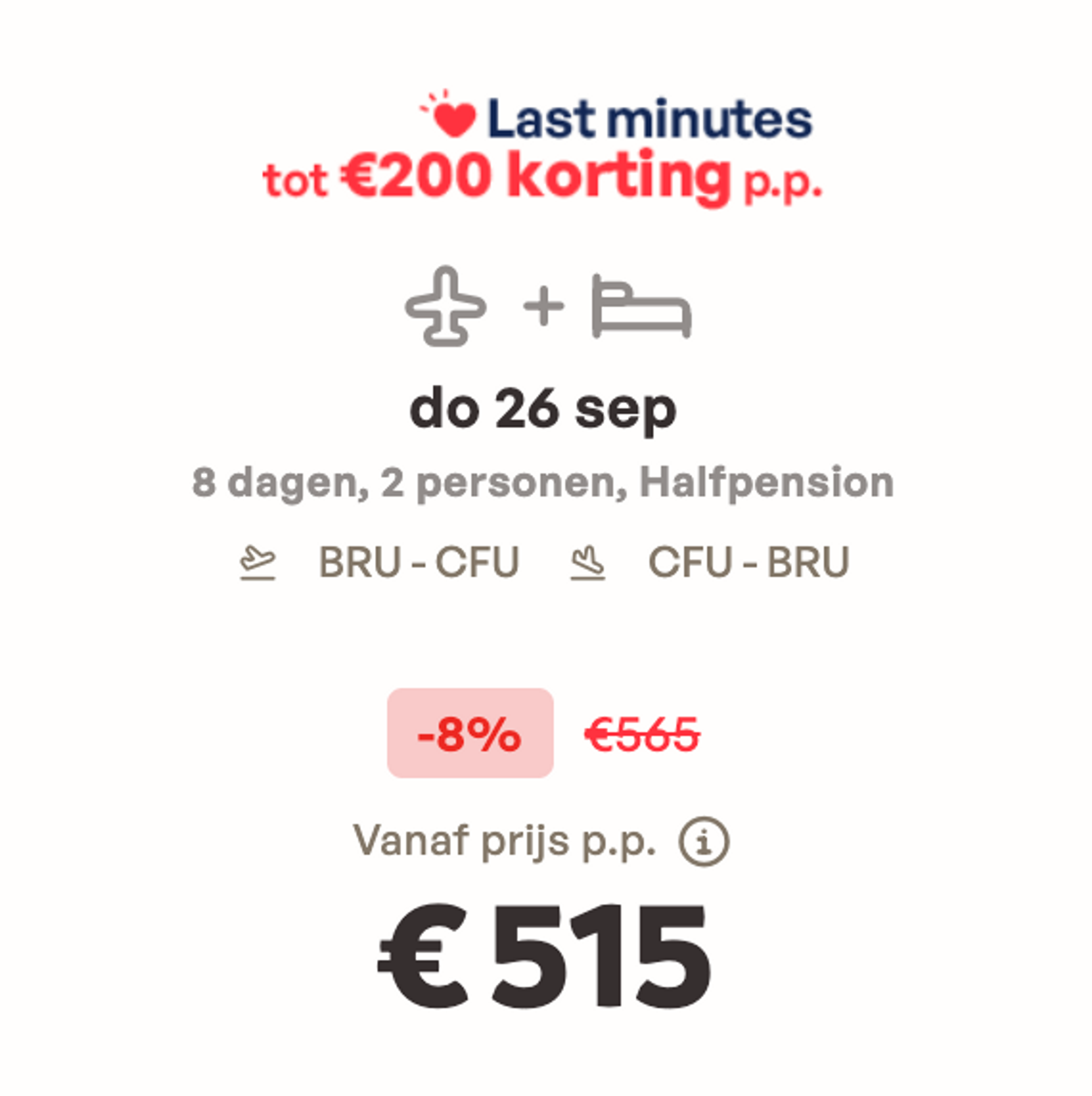 Boekingsvoorbeeld