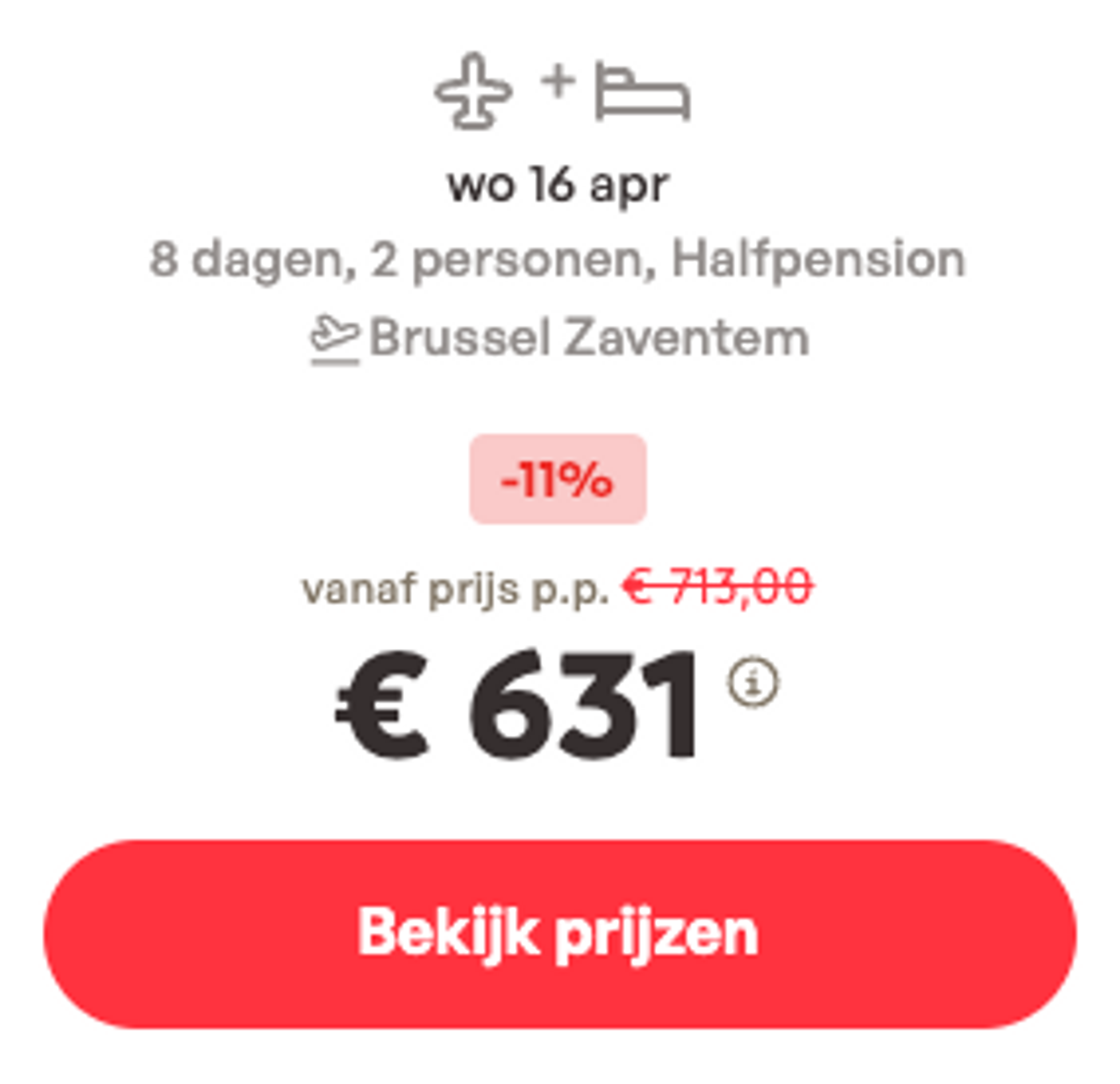 Boekingsvoorbeeld