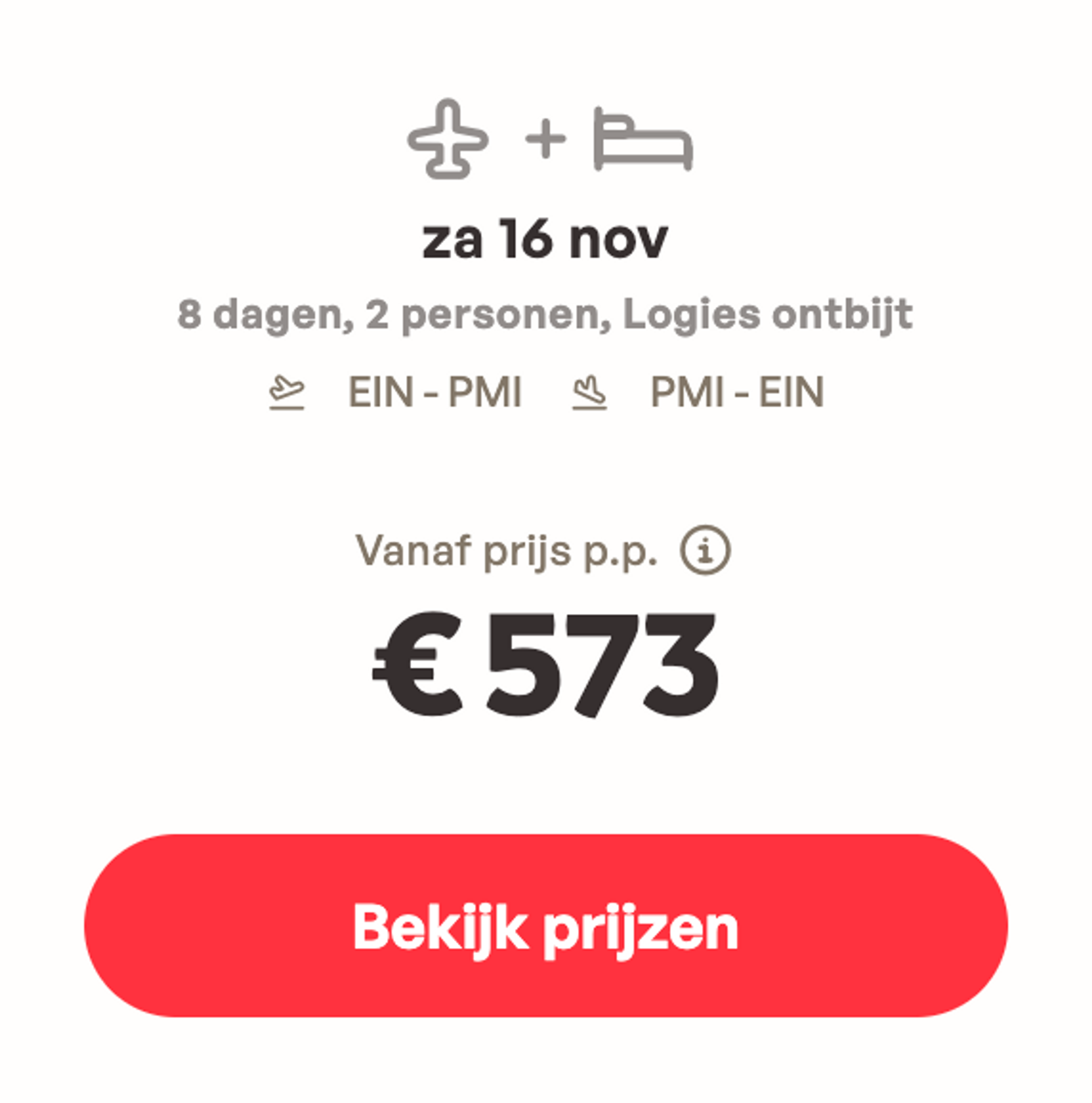 Boekingsvoorbeeld