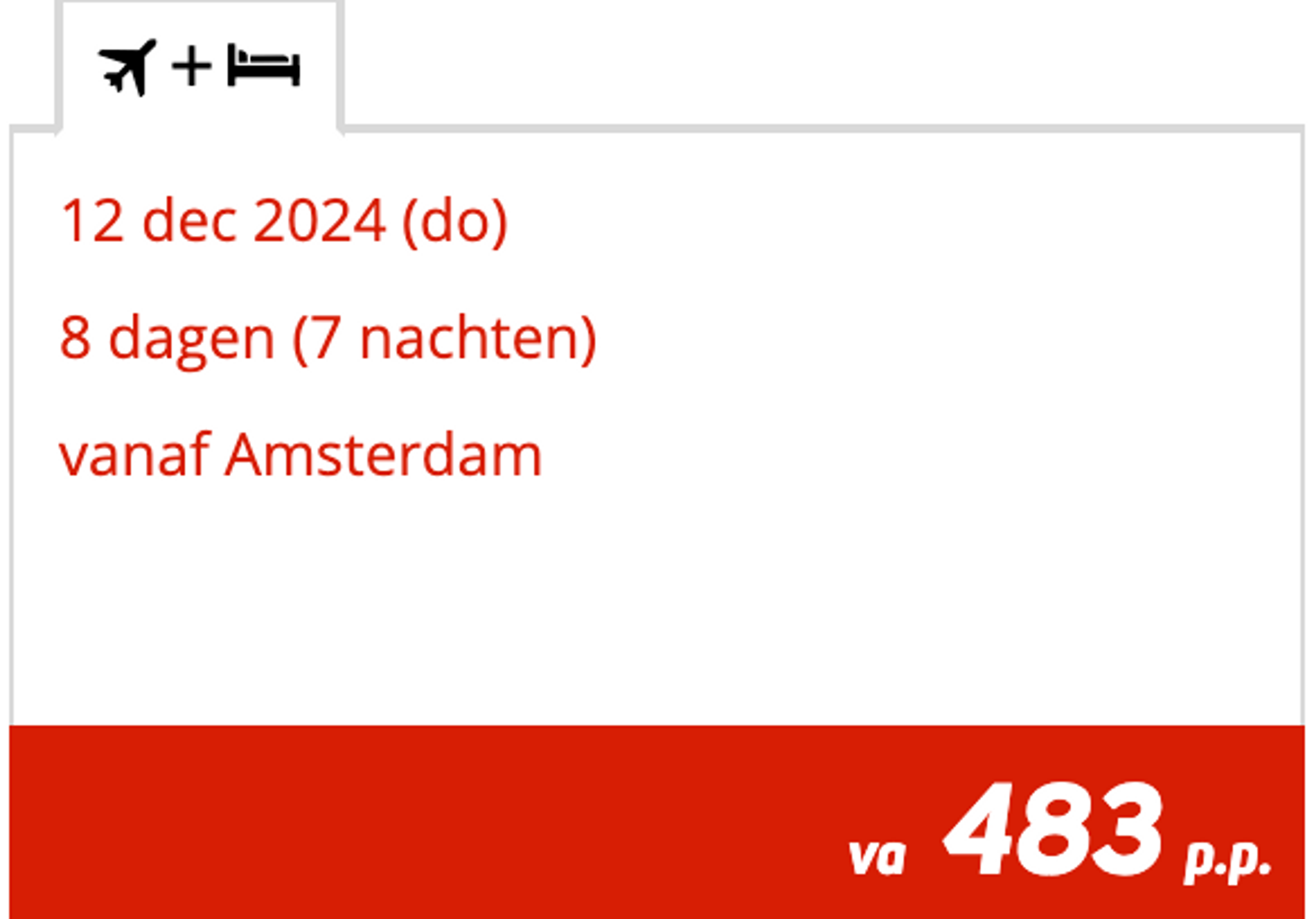 Boekingsvoorbeeld