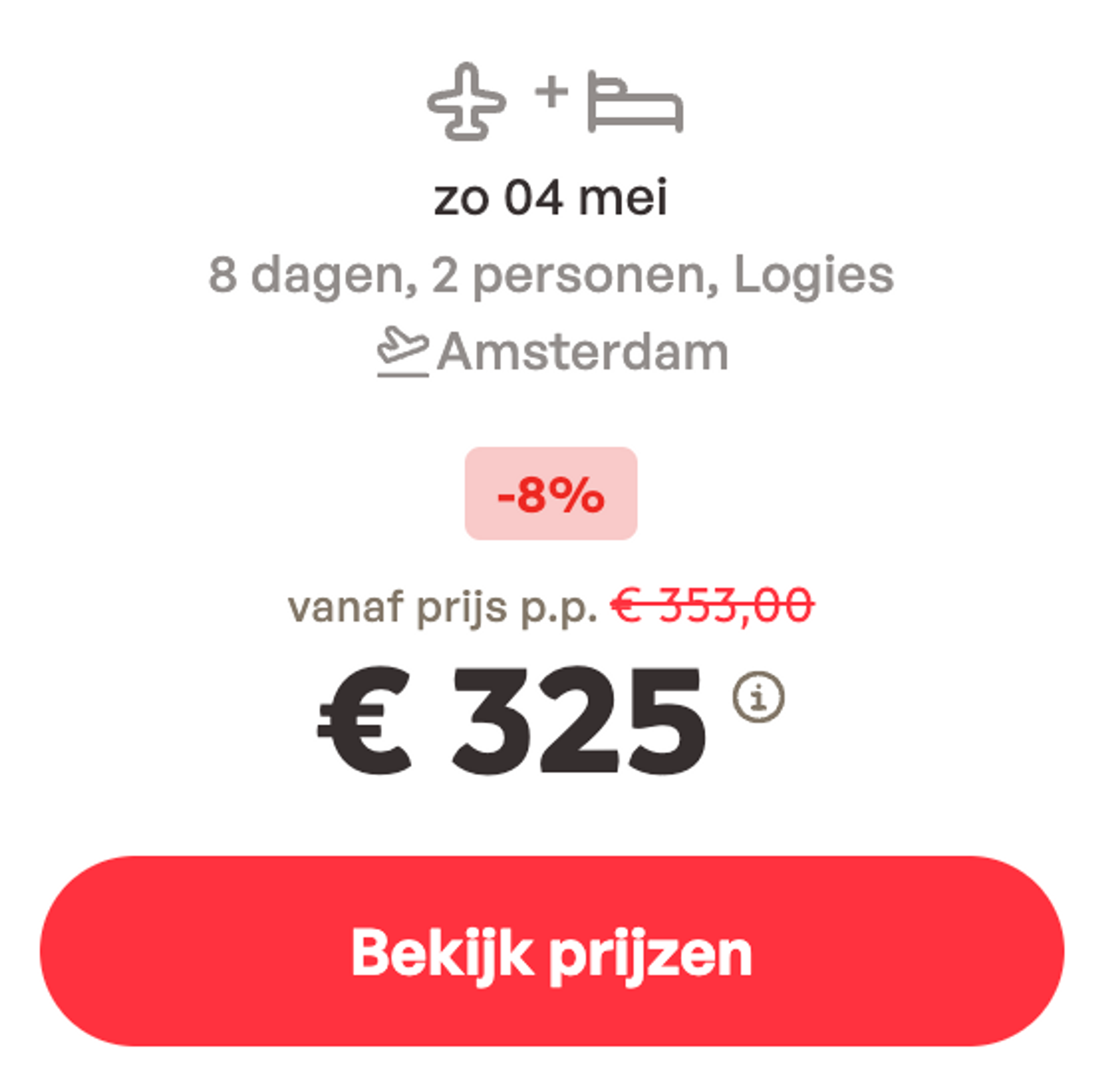 Boekingsvoorbeeld