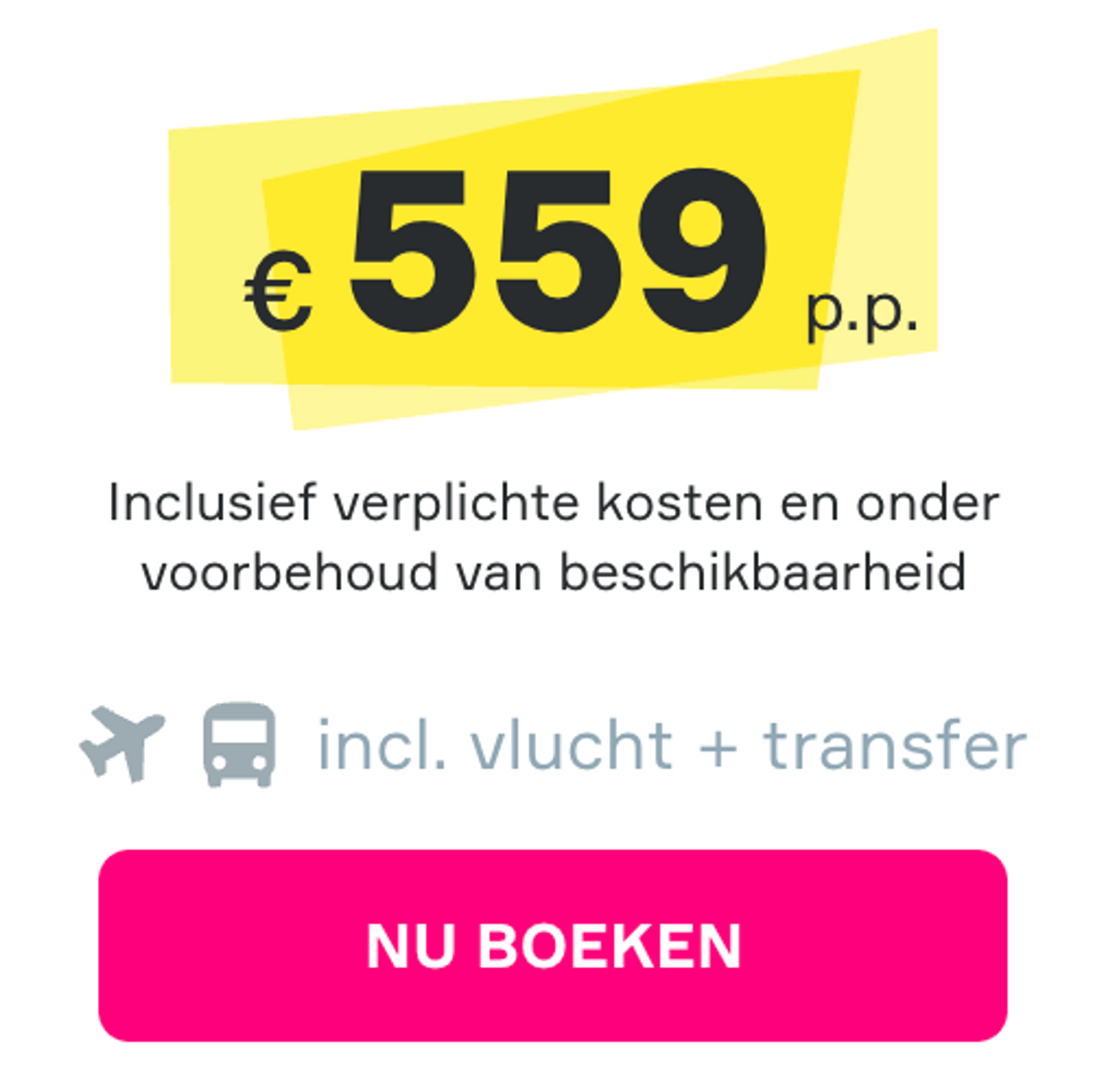 Boekingsvoorbeeld