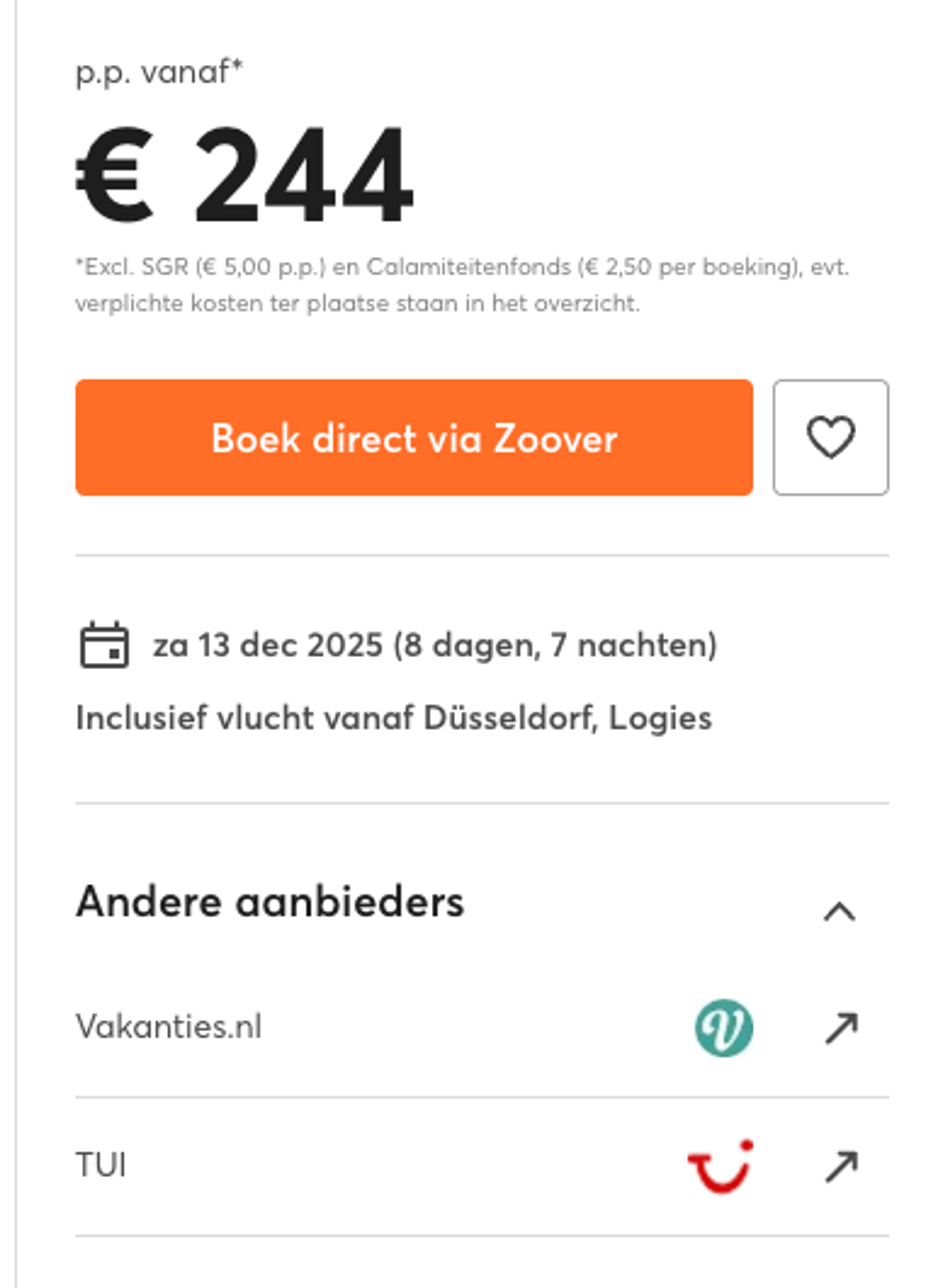 Boekingsvoorbeeld