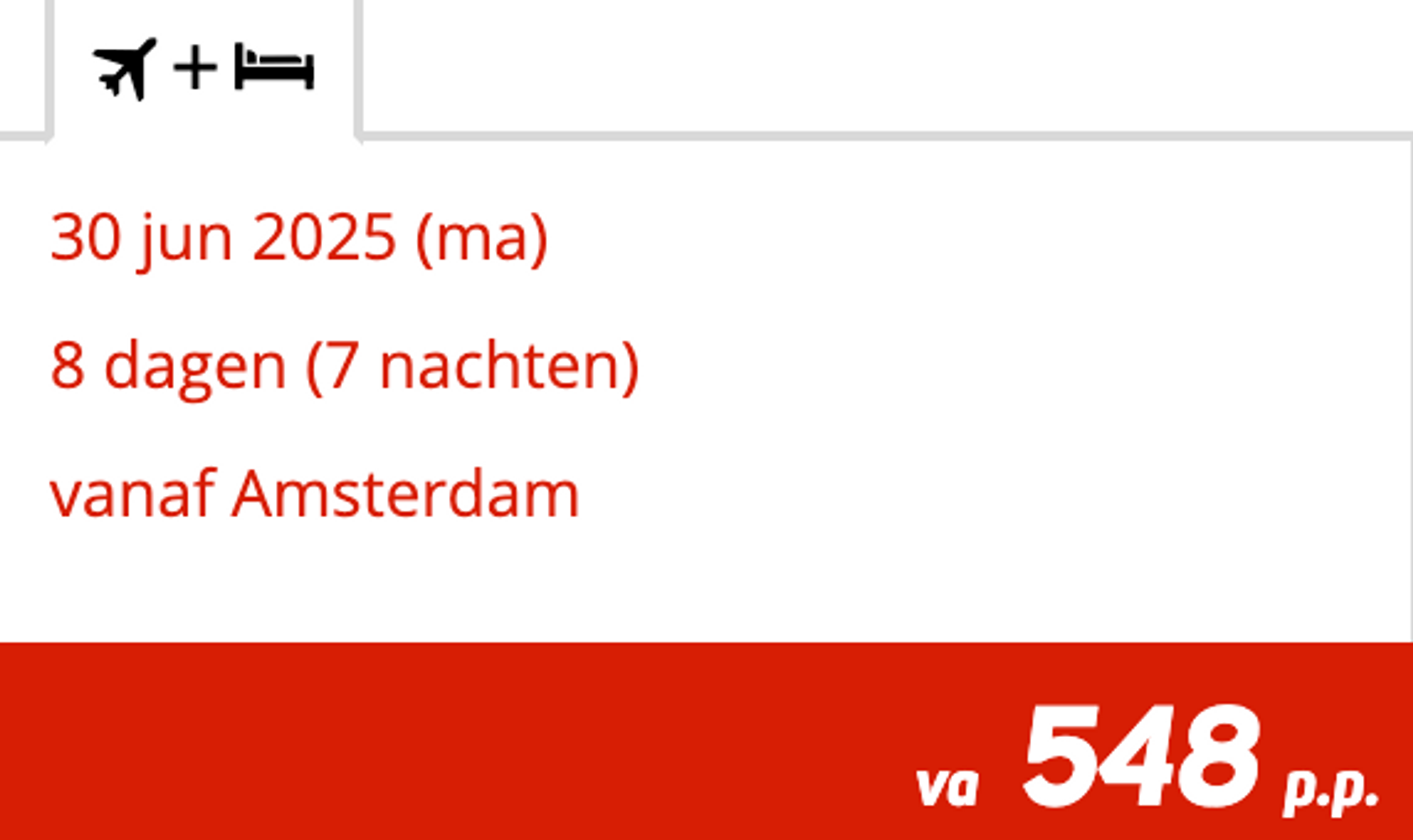 Boekingsvoorbeeld