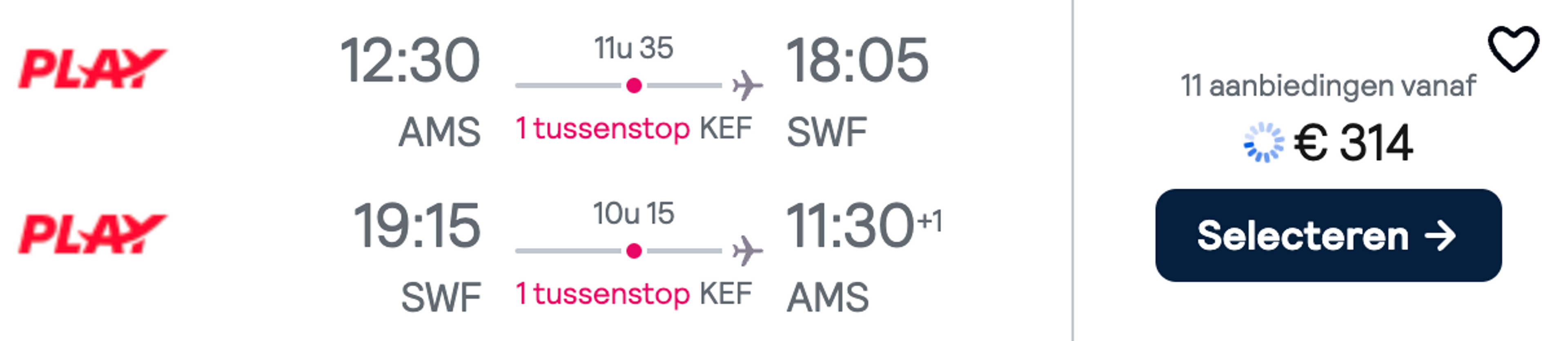 Boekingsvoorbeeld