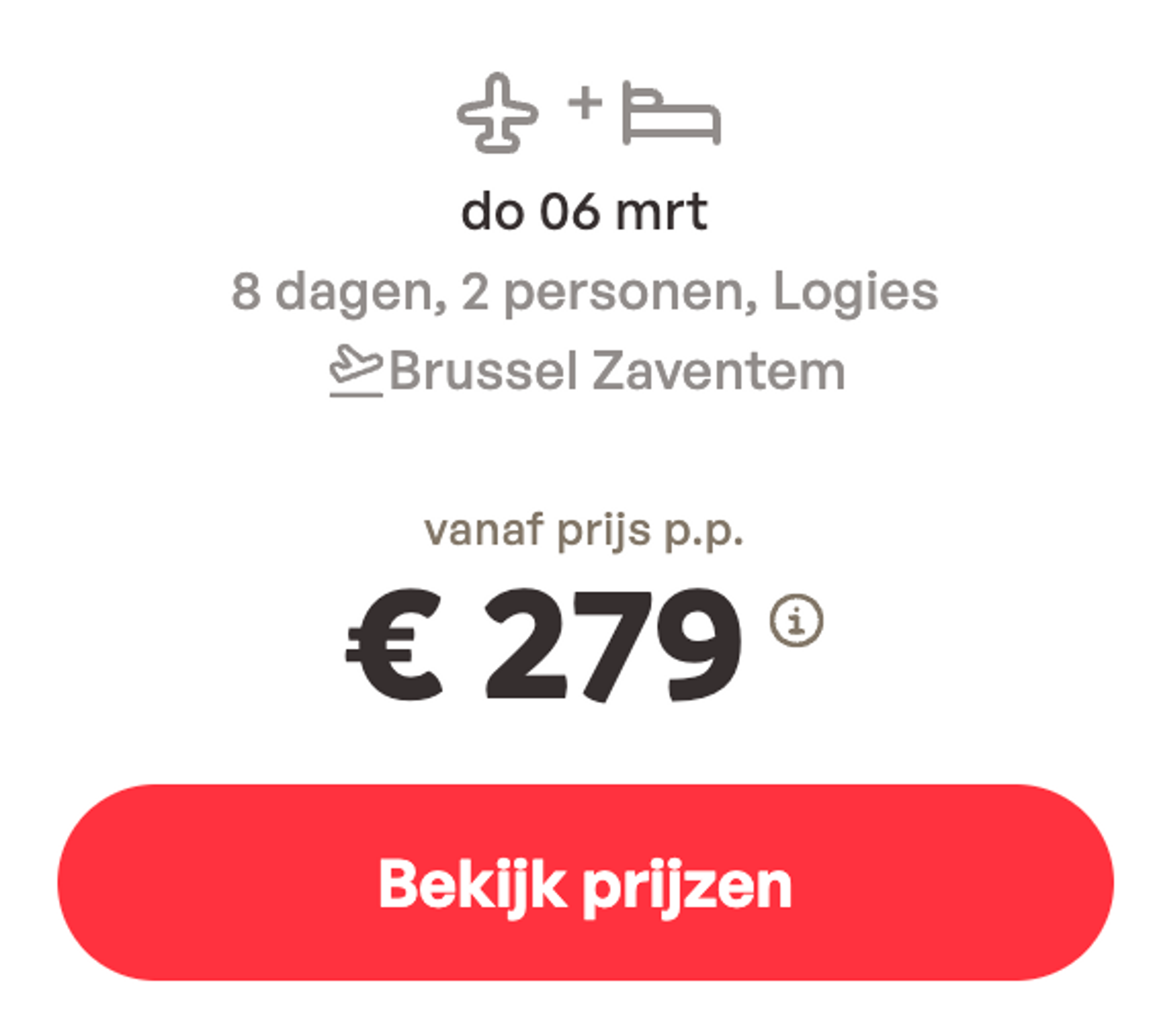 Boekingsvoorbeeld