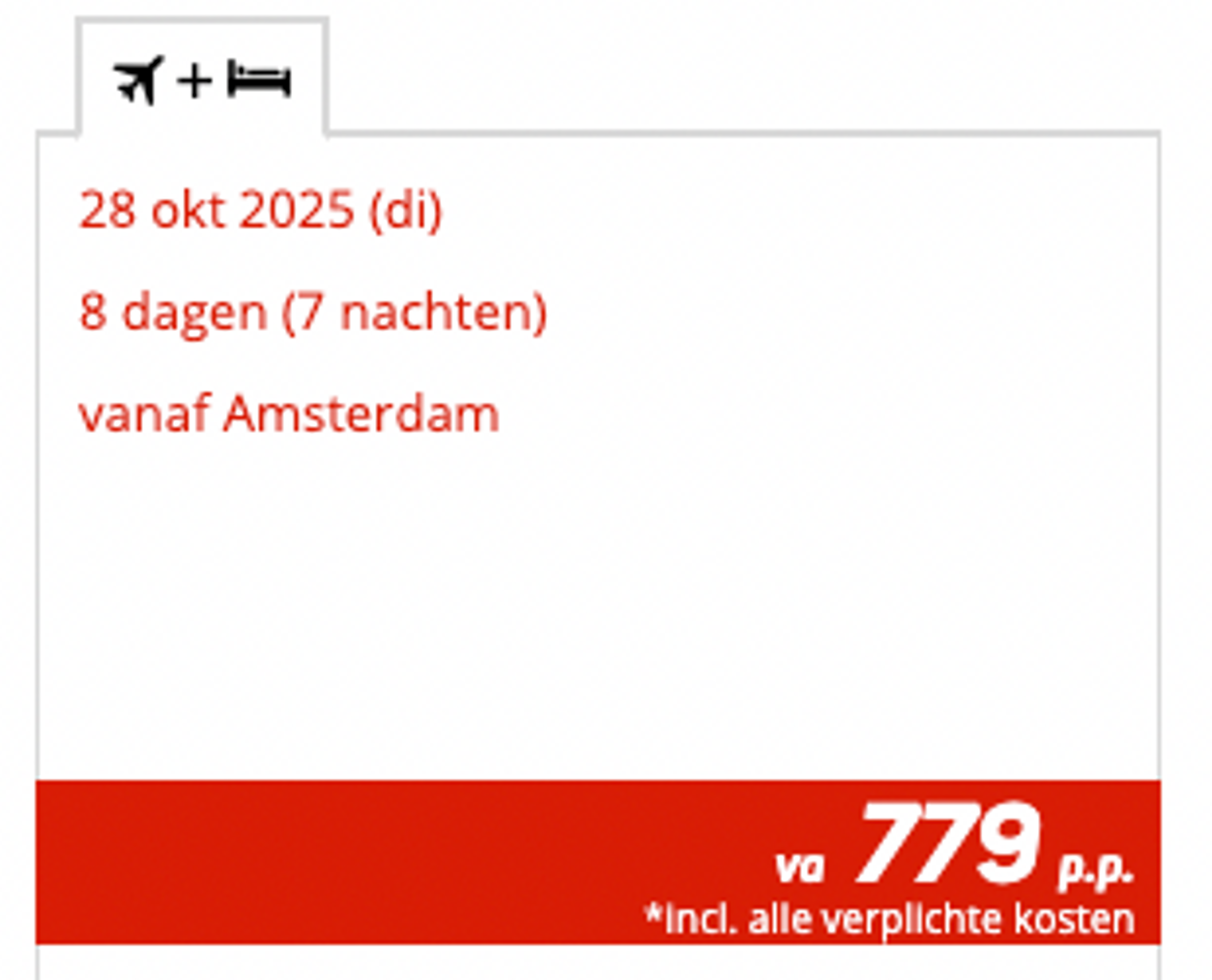 Boekingsvoorbeeld