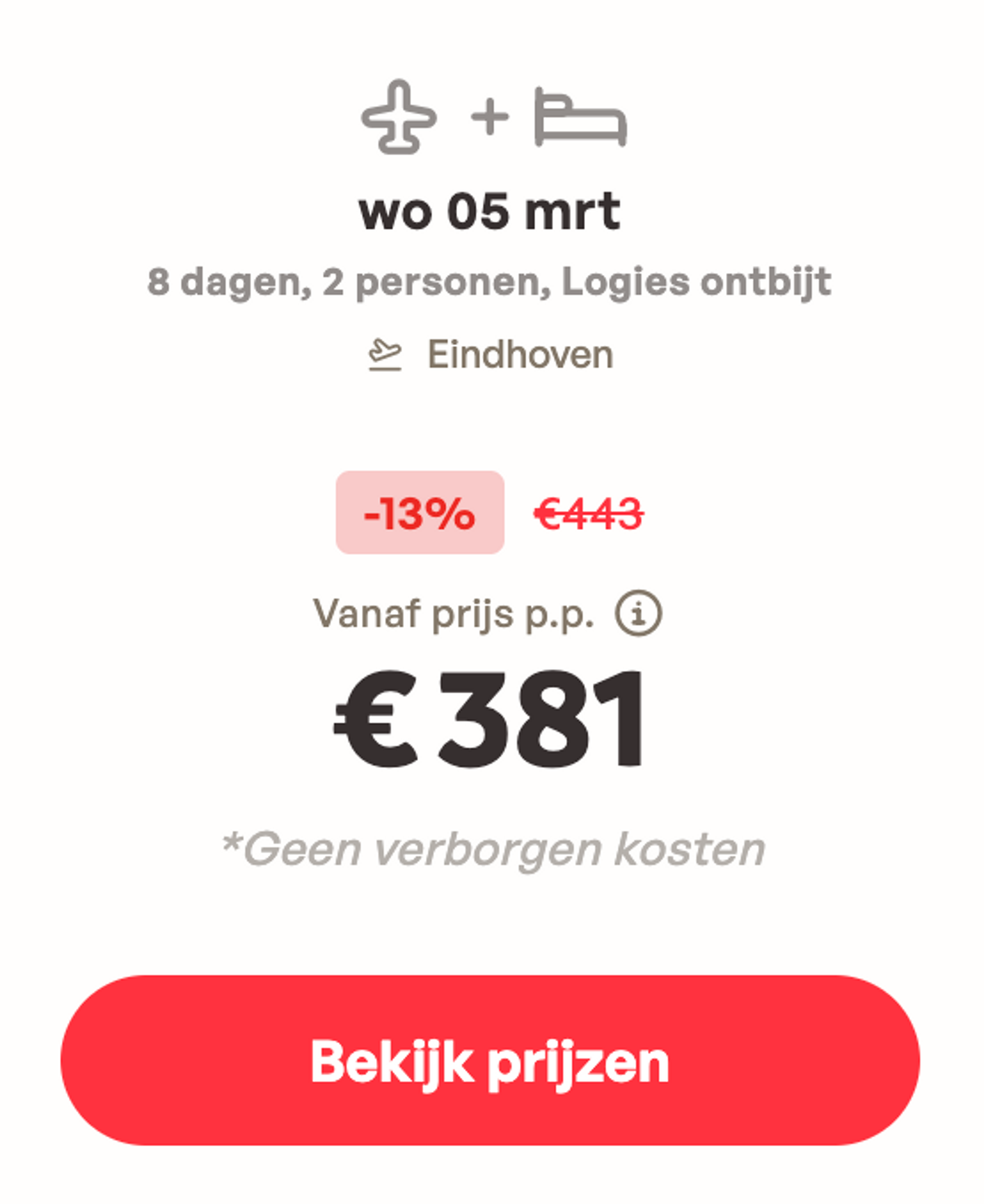 Boekingsvoorbeeld