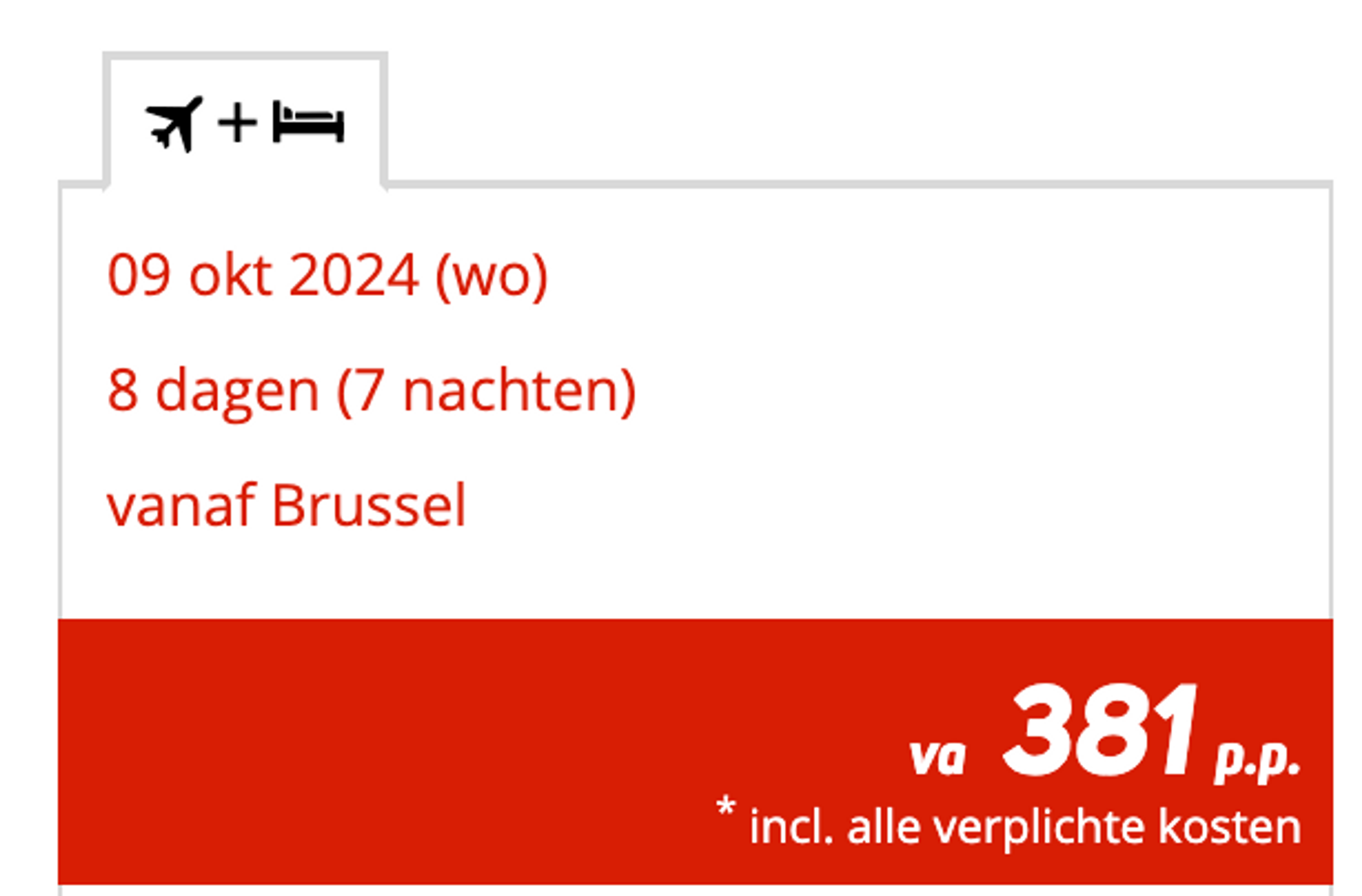 Boekingsvoorbeeld