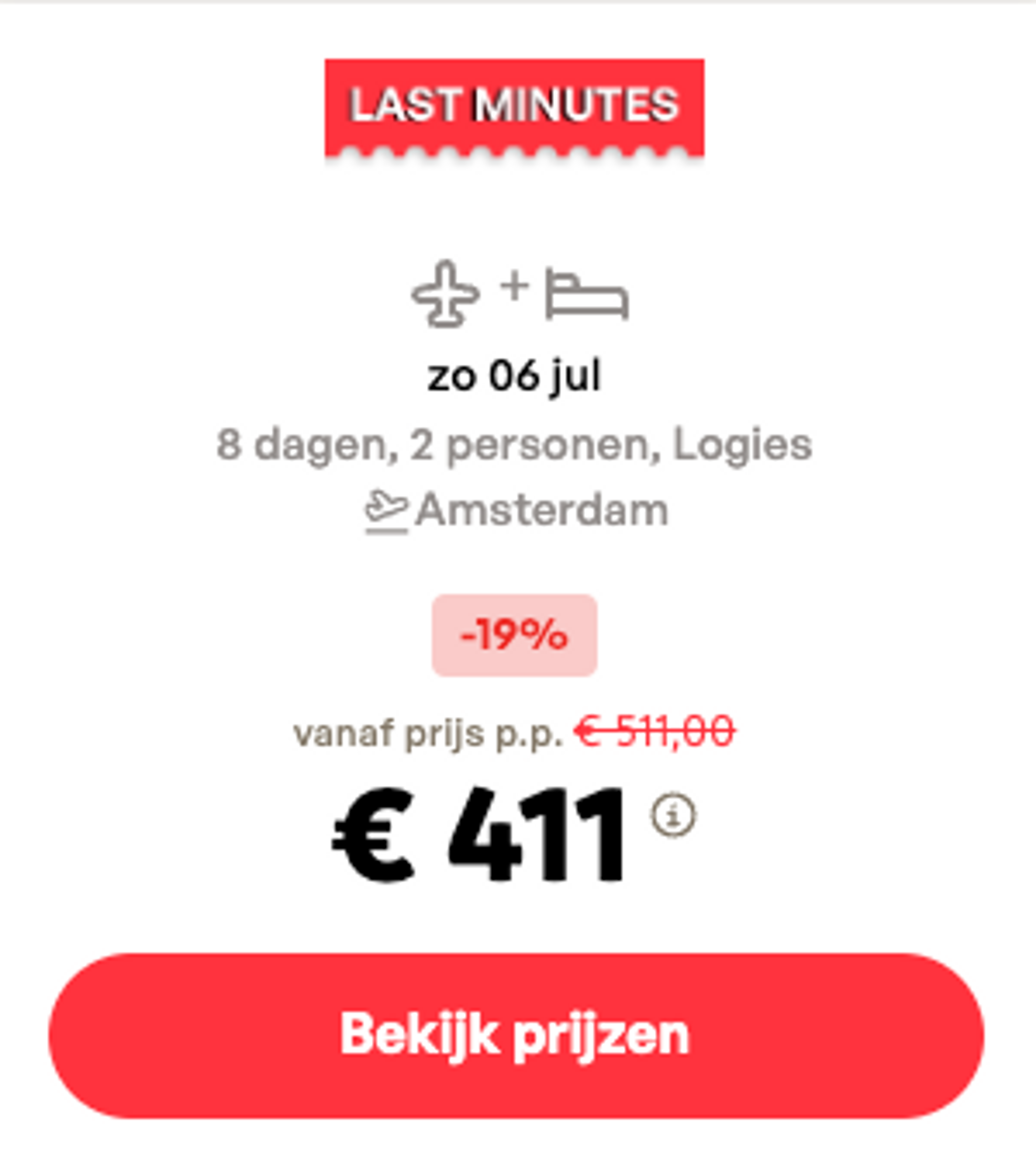 Boekingsvoorbeeld